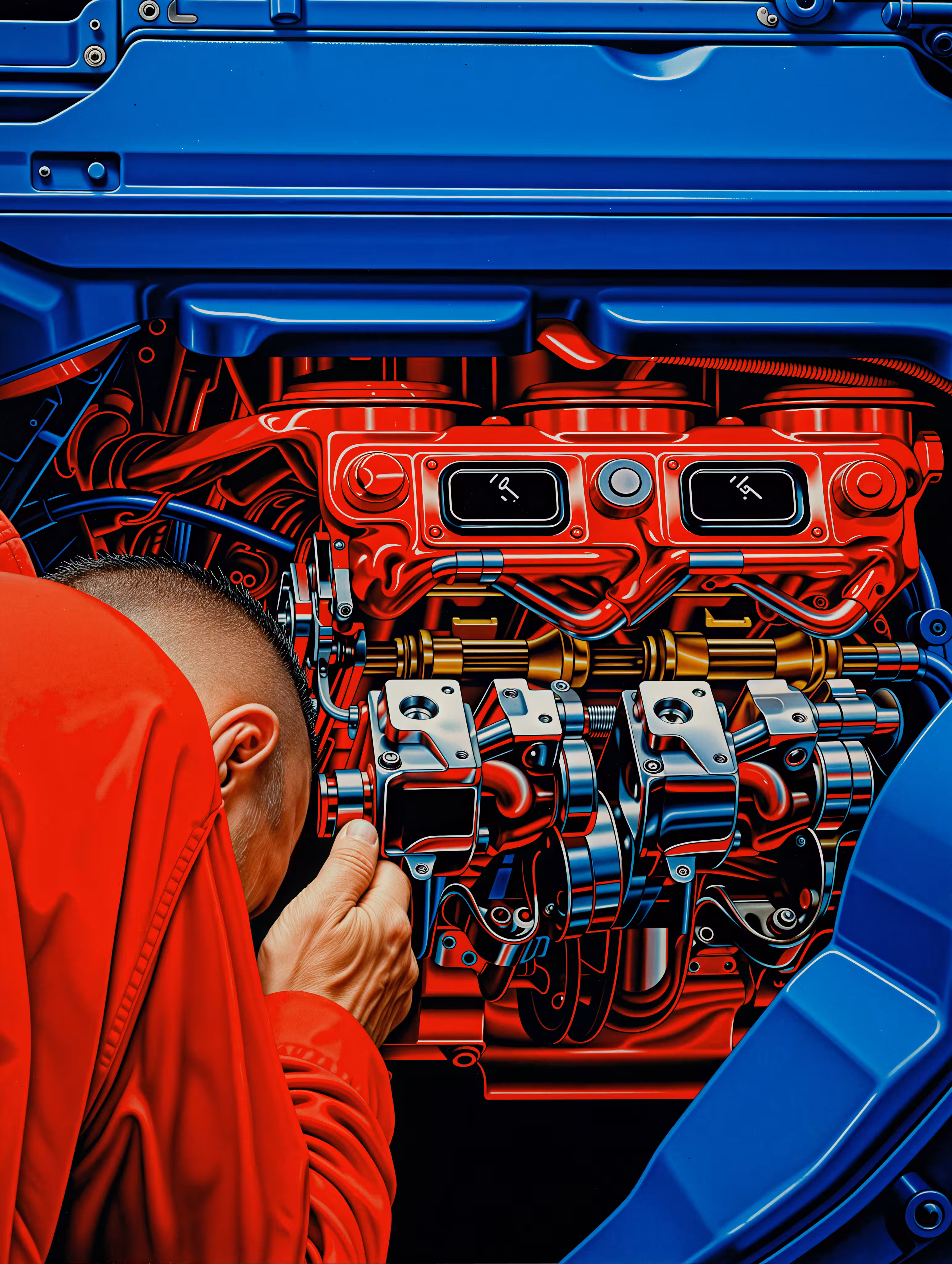 Engine Blue