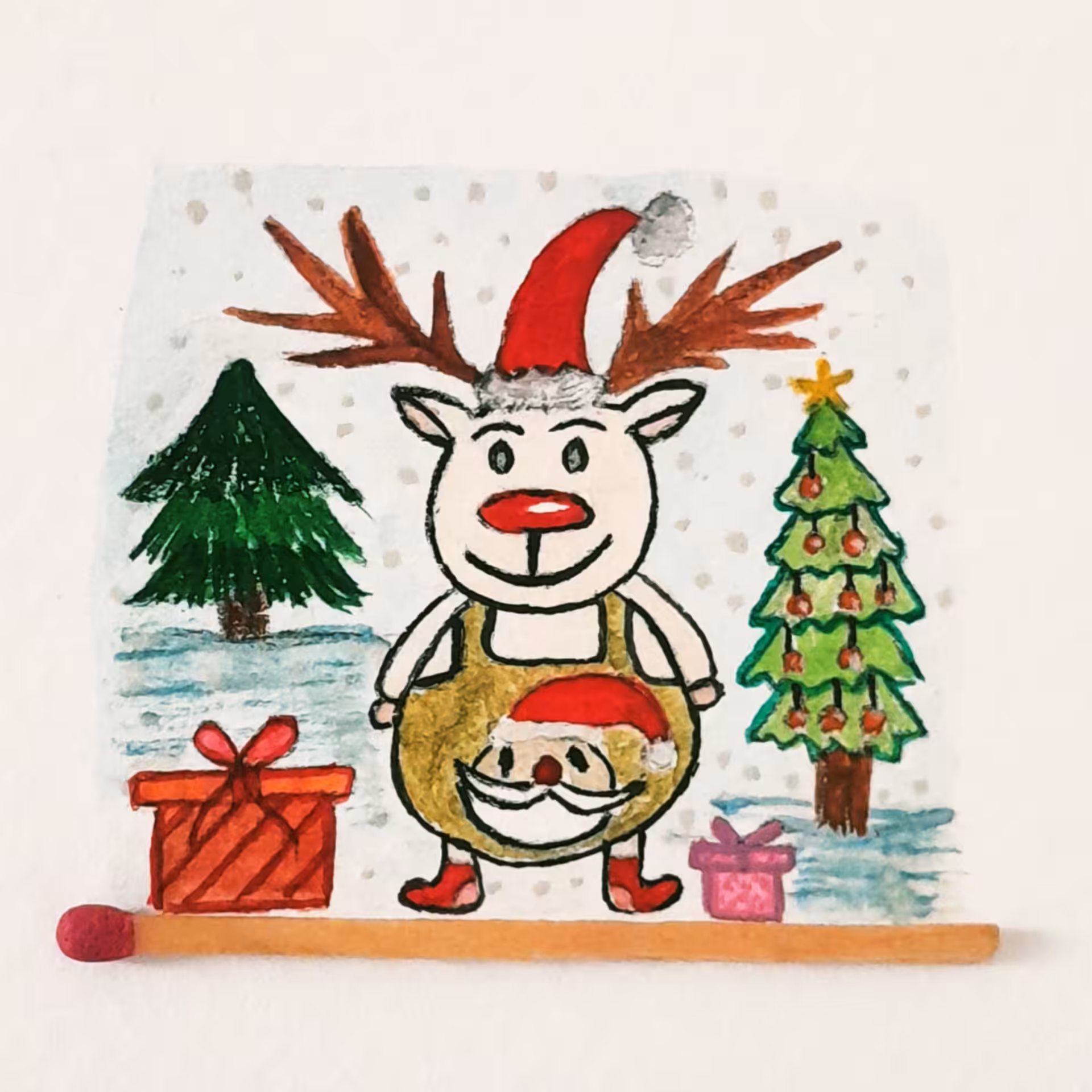  Matchstick: Deer 1