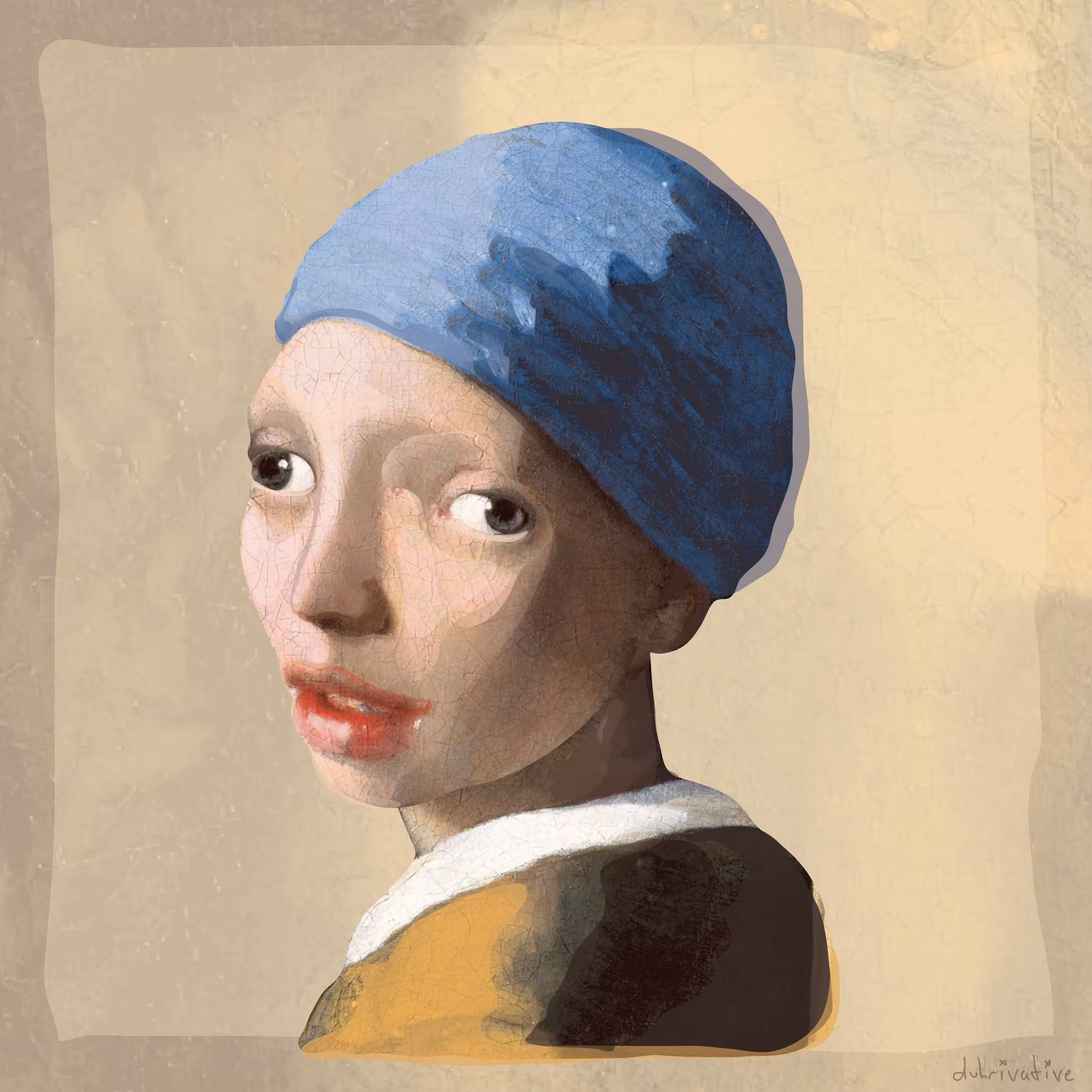 Girl With Amblyopia But No Pearl Earring
