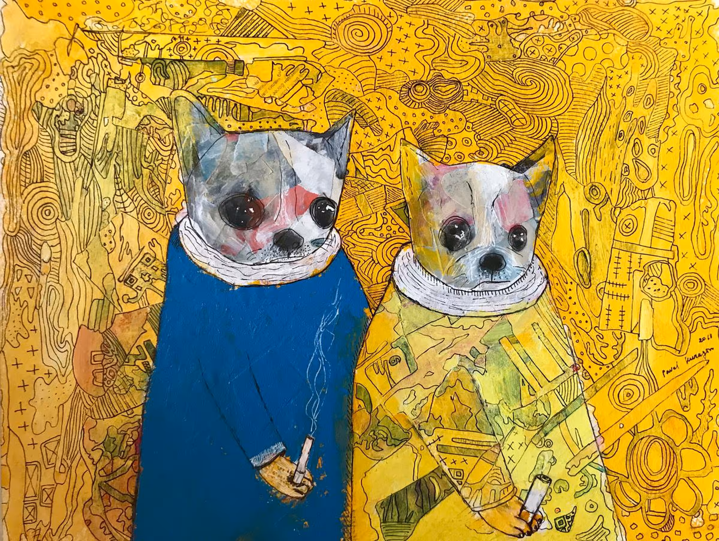 Smoking dogs #1