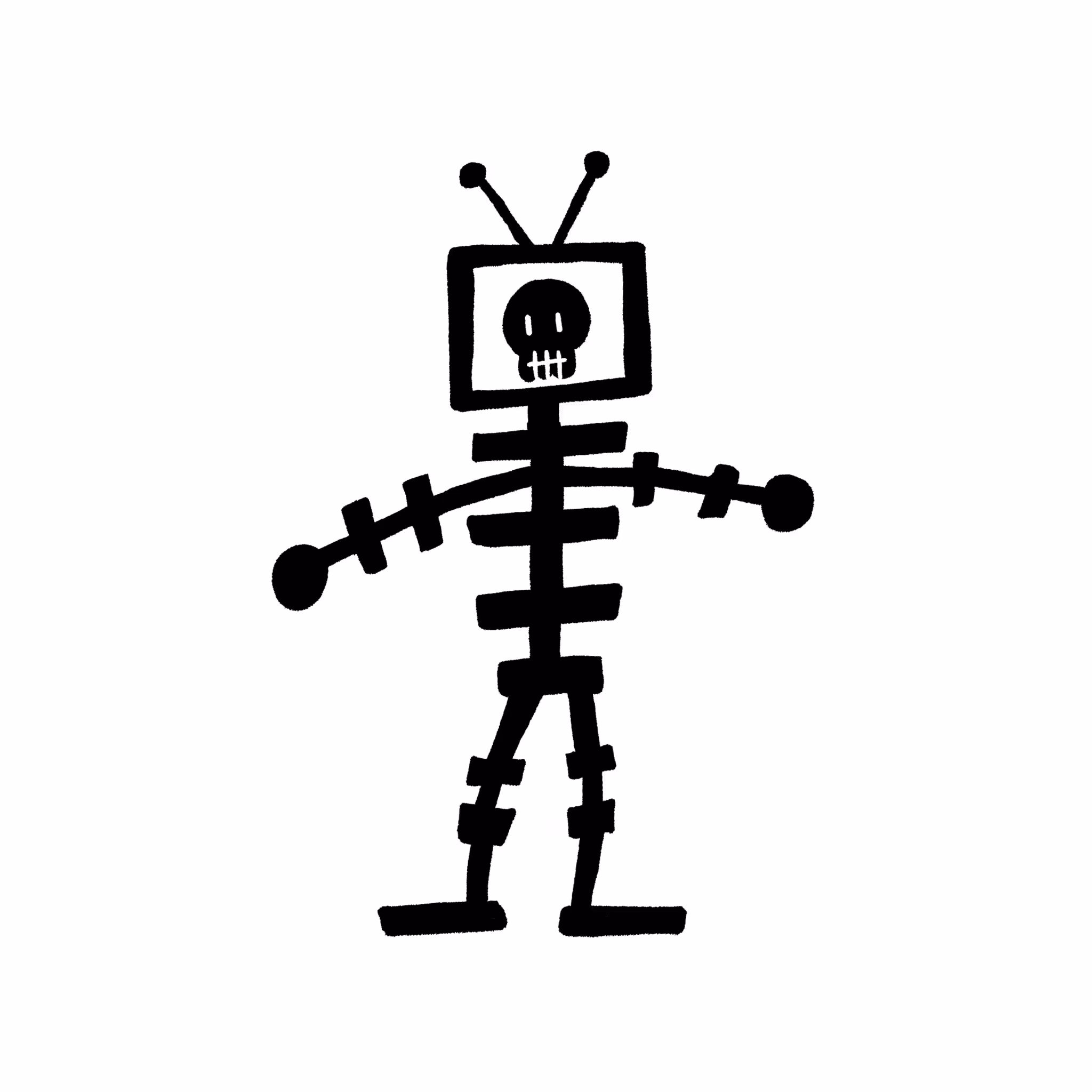 TV Skeleton