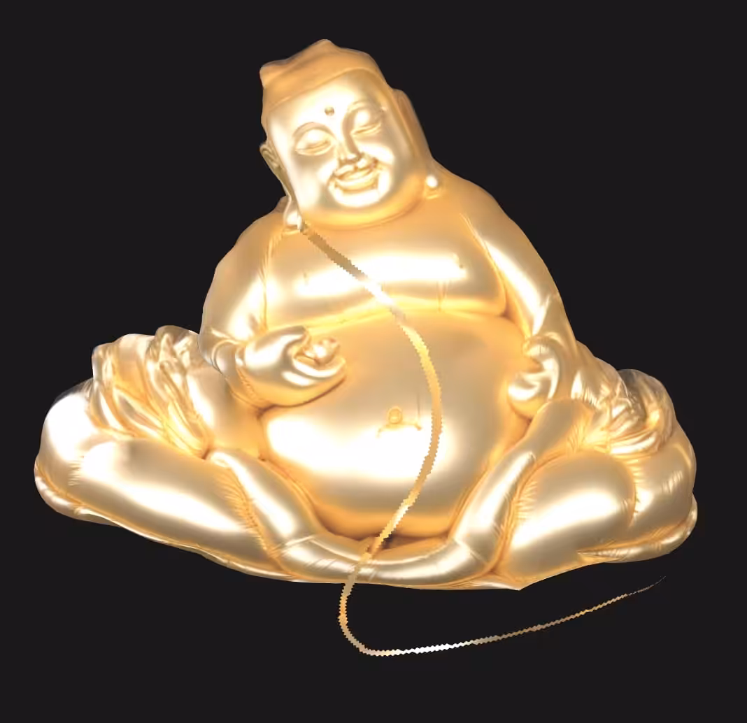 Inflatable Buddha