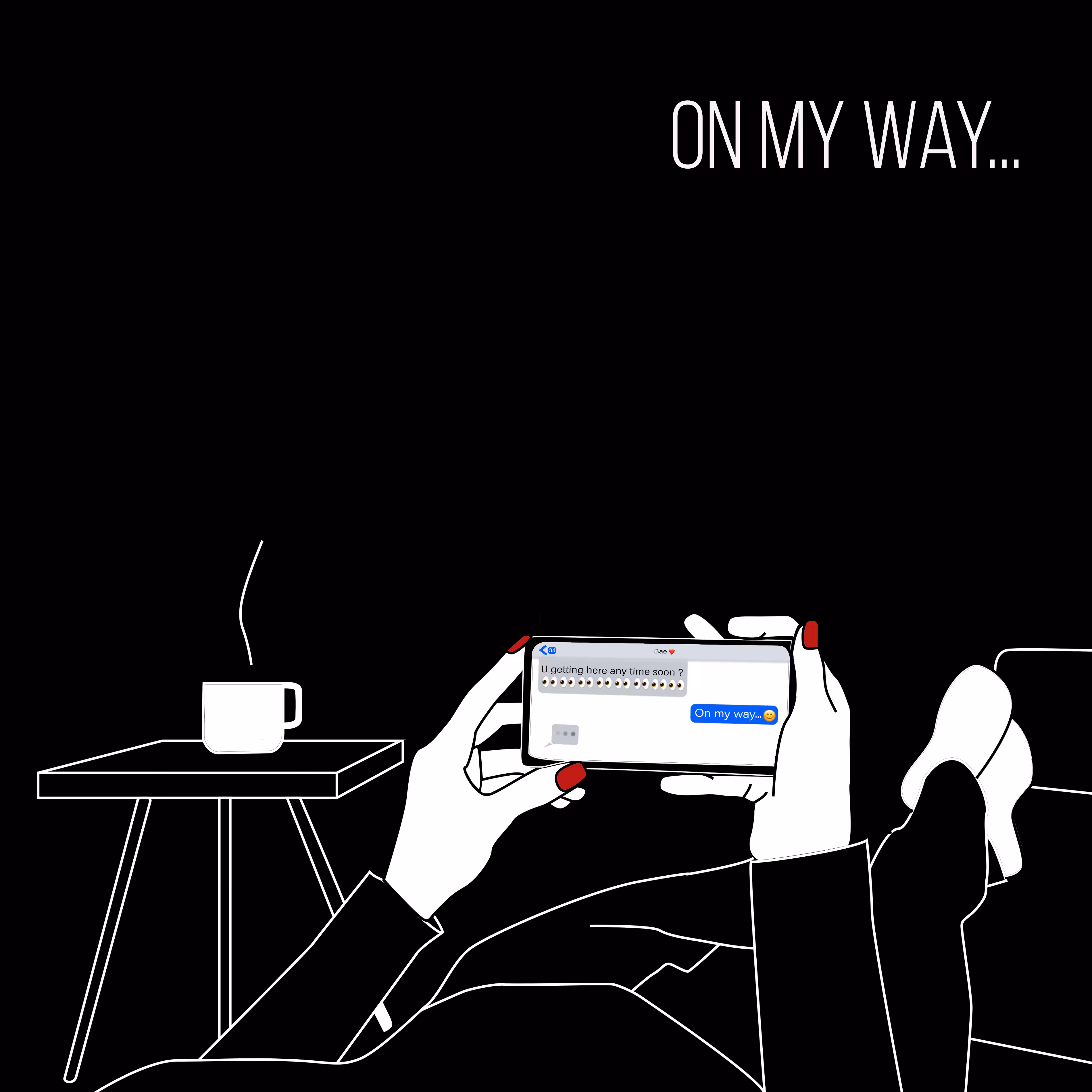 On my way