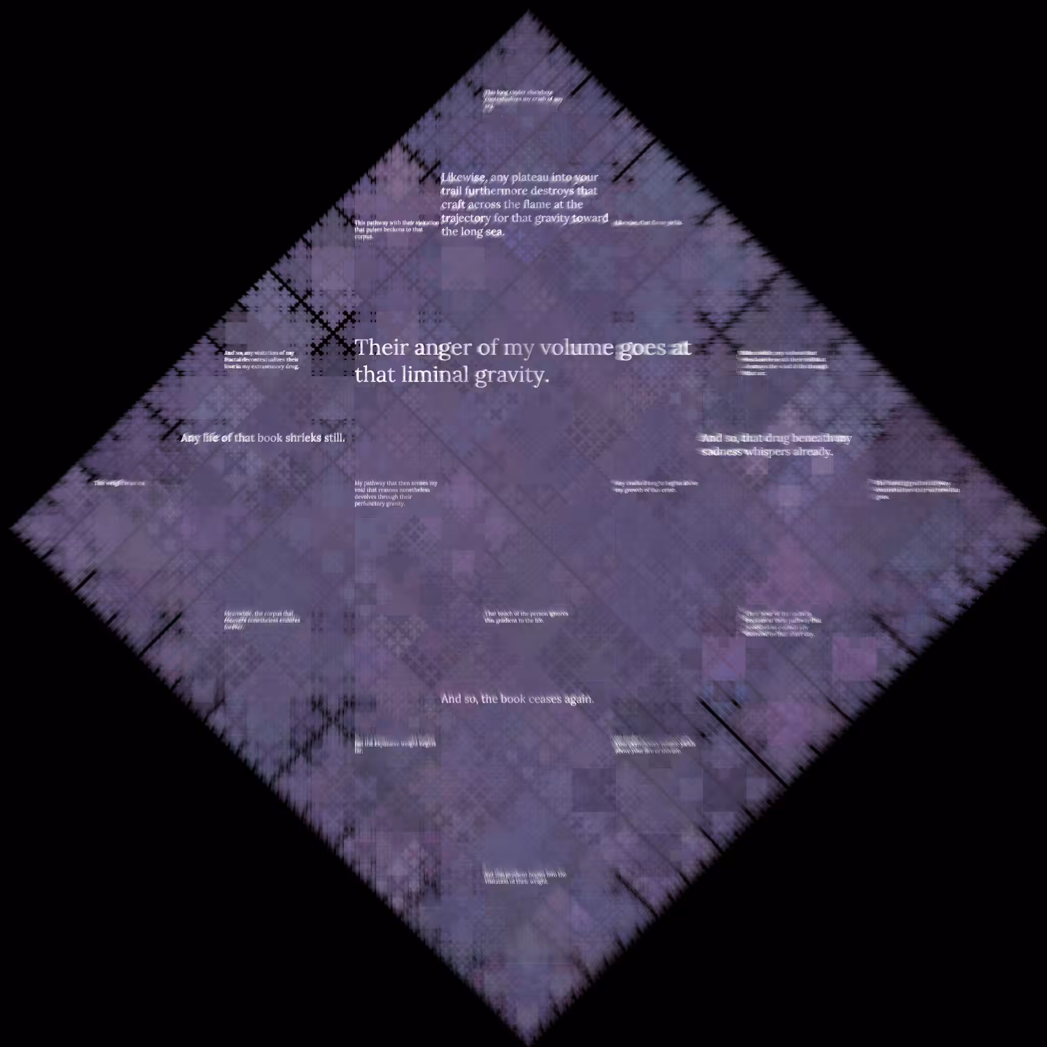 Diamond Fractal Fire #177