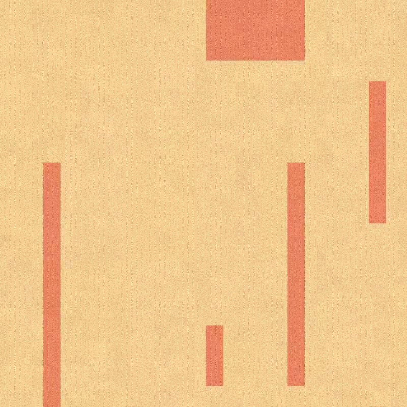 Rectangular Abstract Painting #100