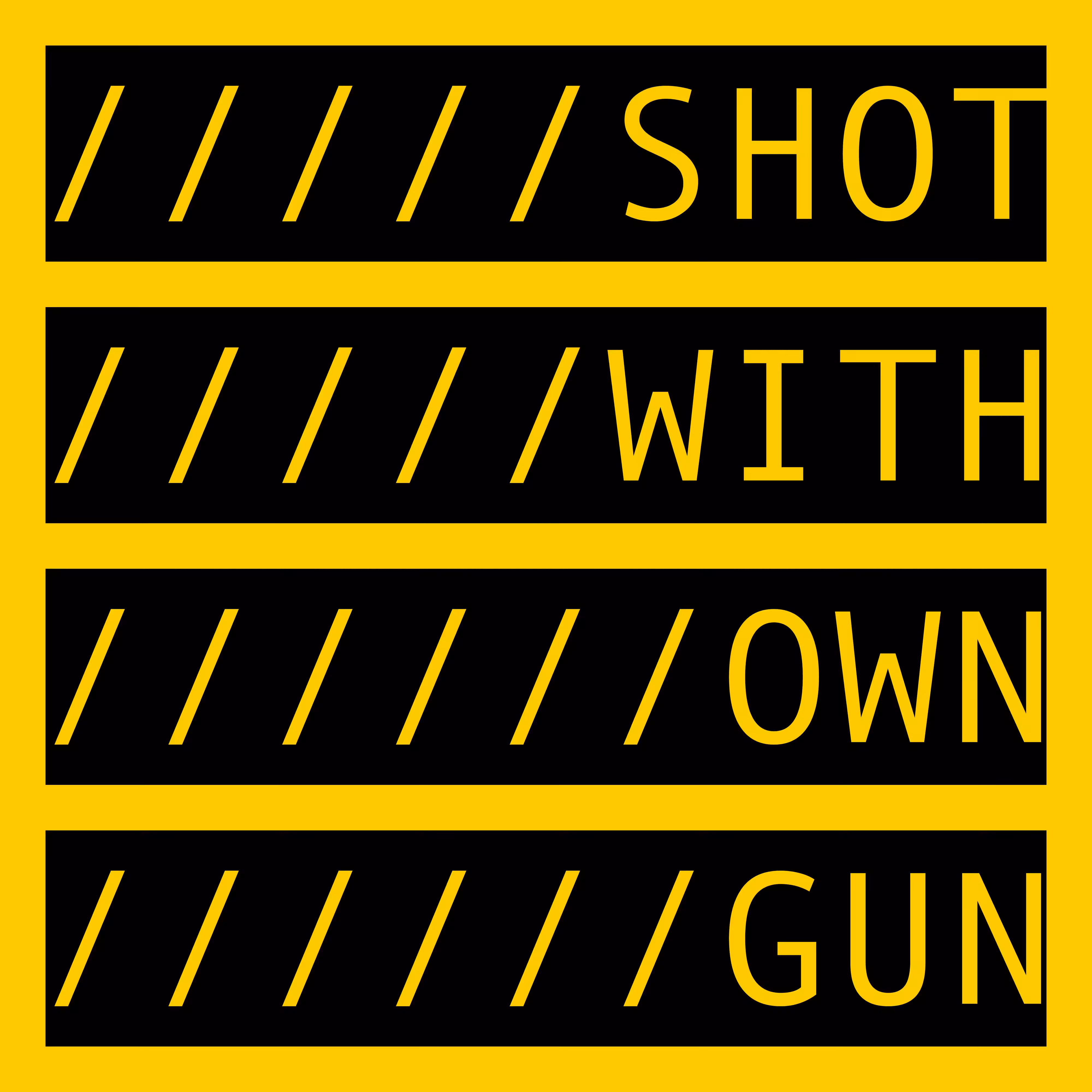 SHOT WITH OWN GUN