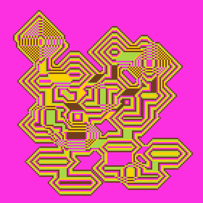 Superimposed Octagonal Pyramids #105