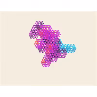 Brutalist Mesh Paintings #16