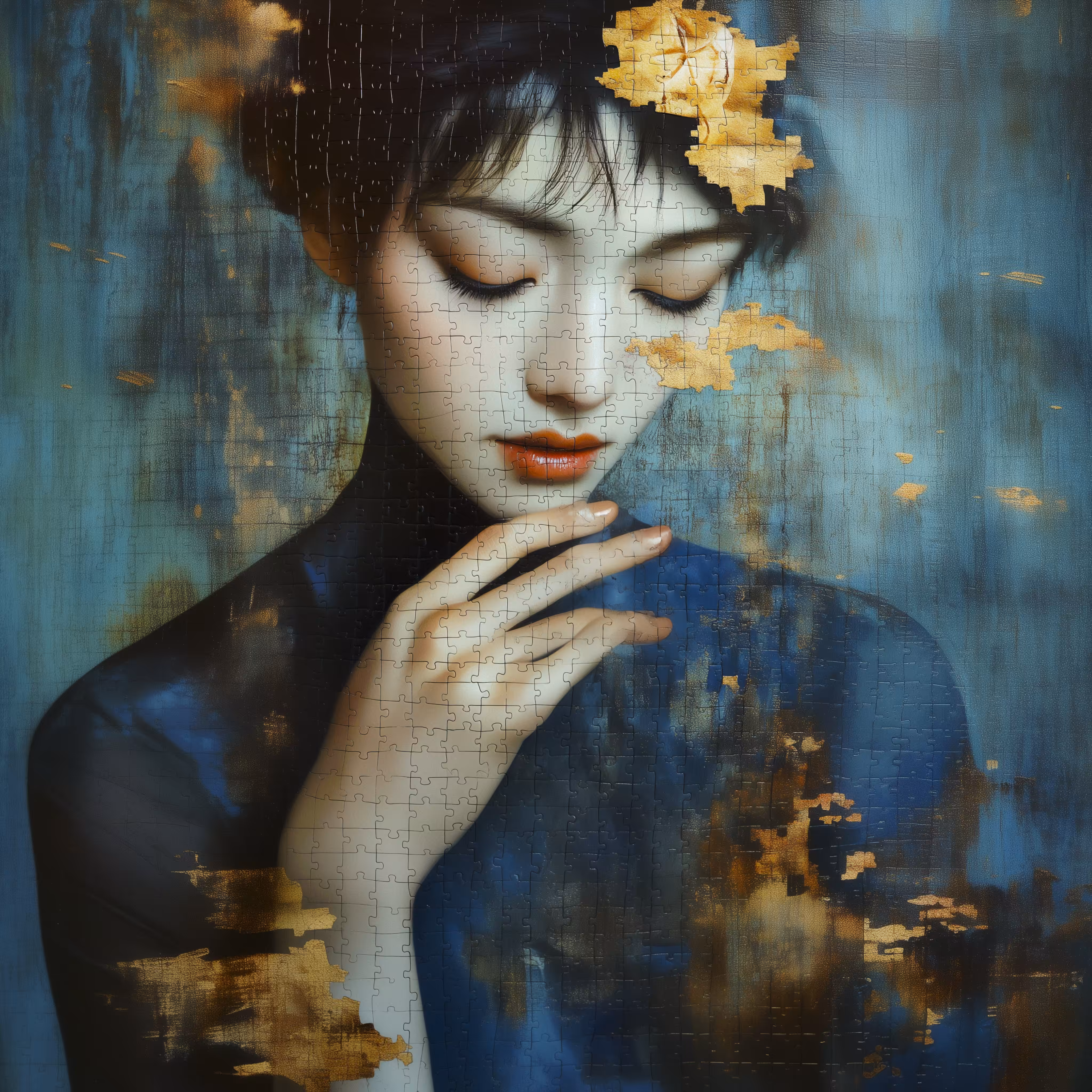 Some Girls square poster Autumn Leaves