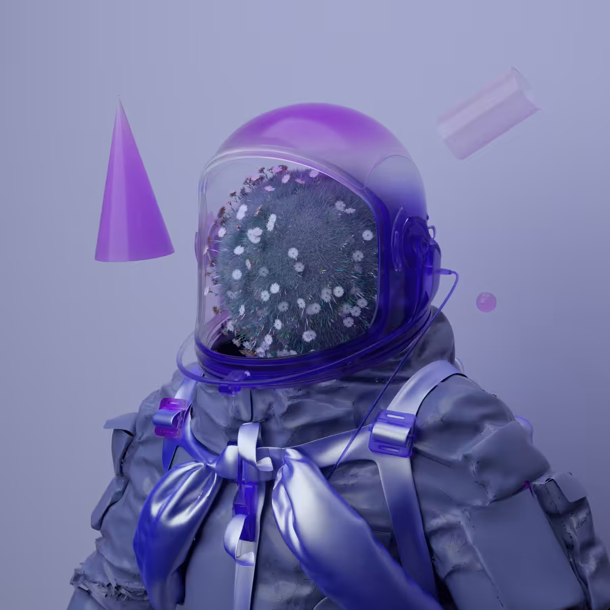 Portrait photograph from space man No.22