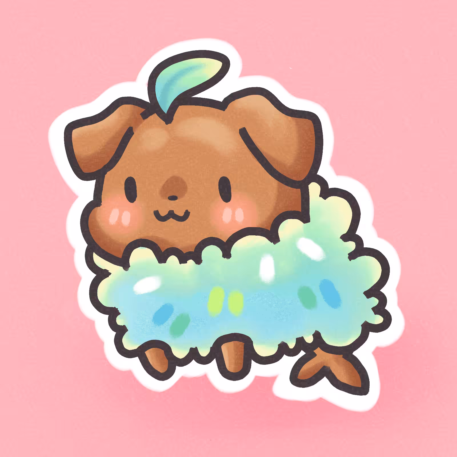 Jaboo chocolate mint cotton candy #031