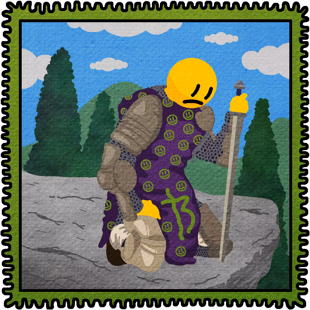 Knight Stamp