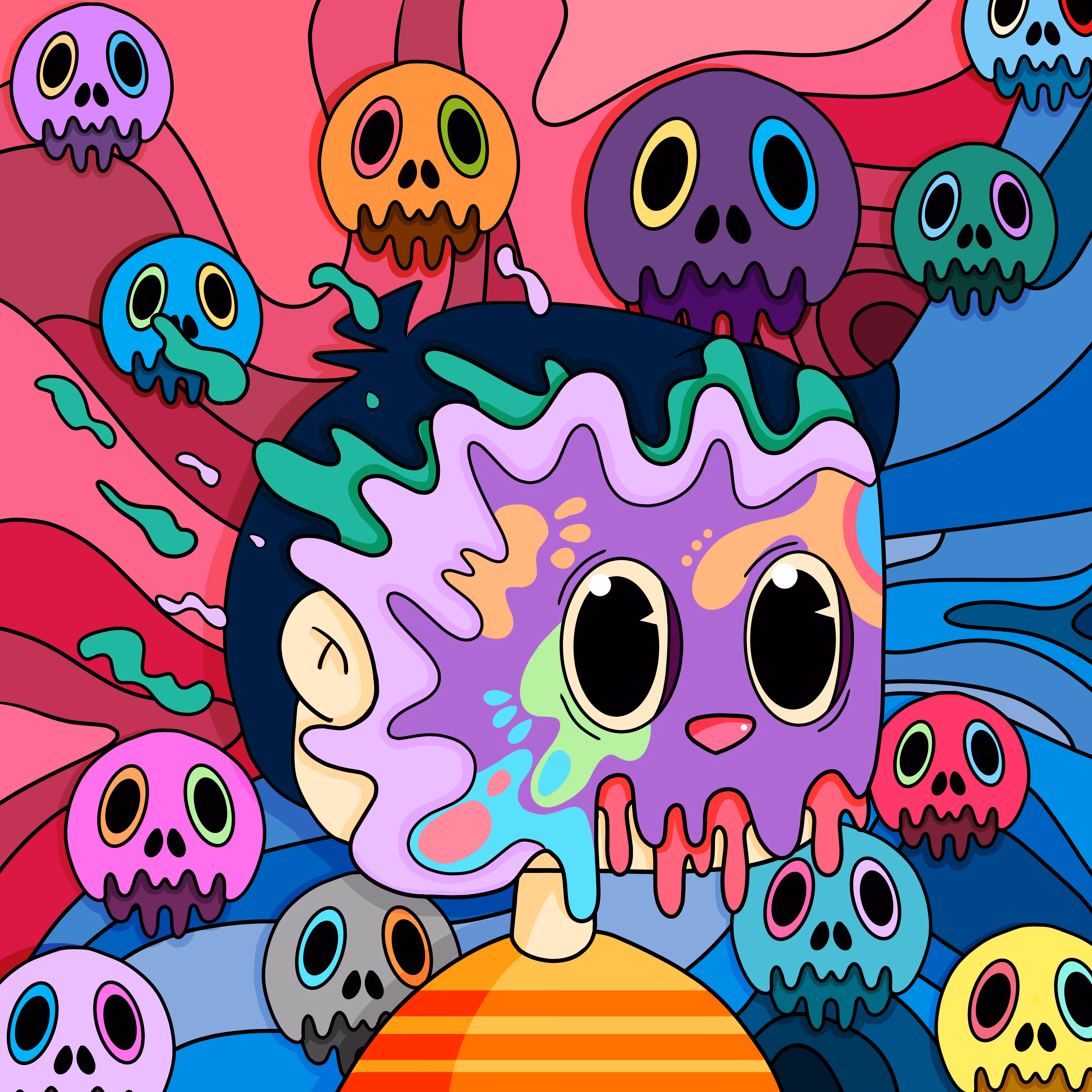 THE COLORFUL MASKED MAN