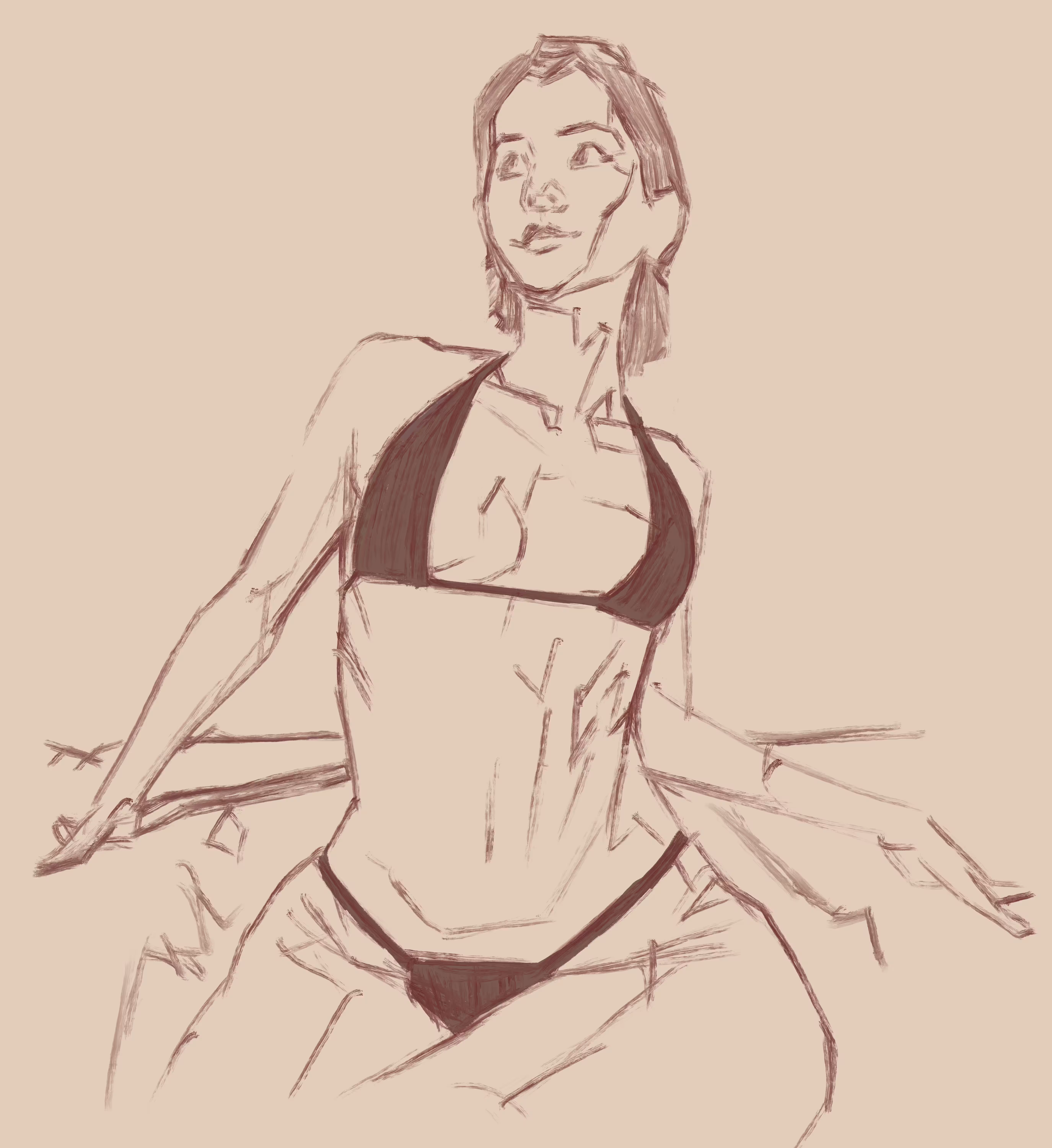 sketch ''GM"