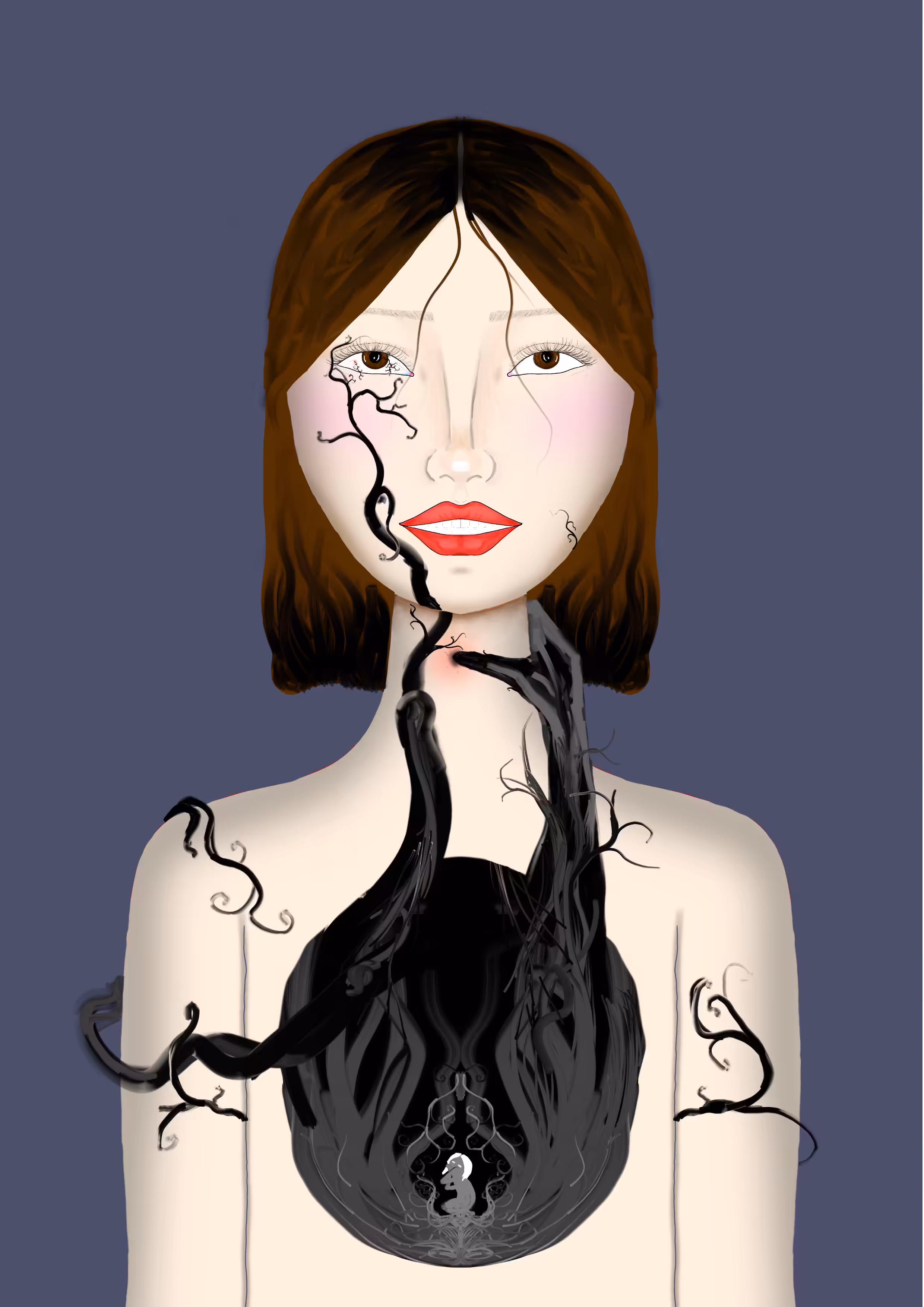 faces and vibes: lamp in throat 