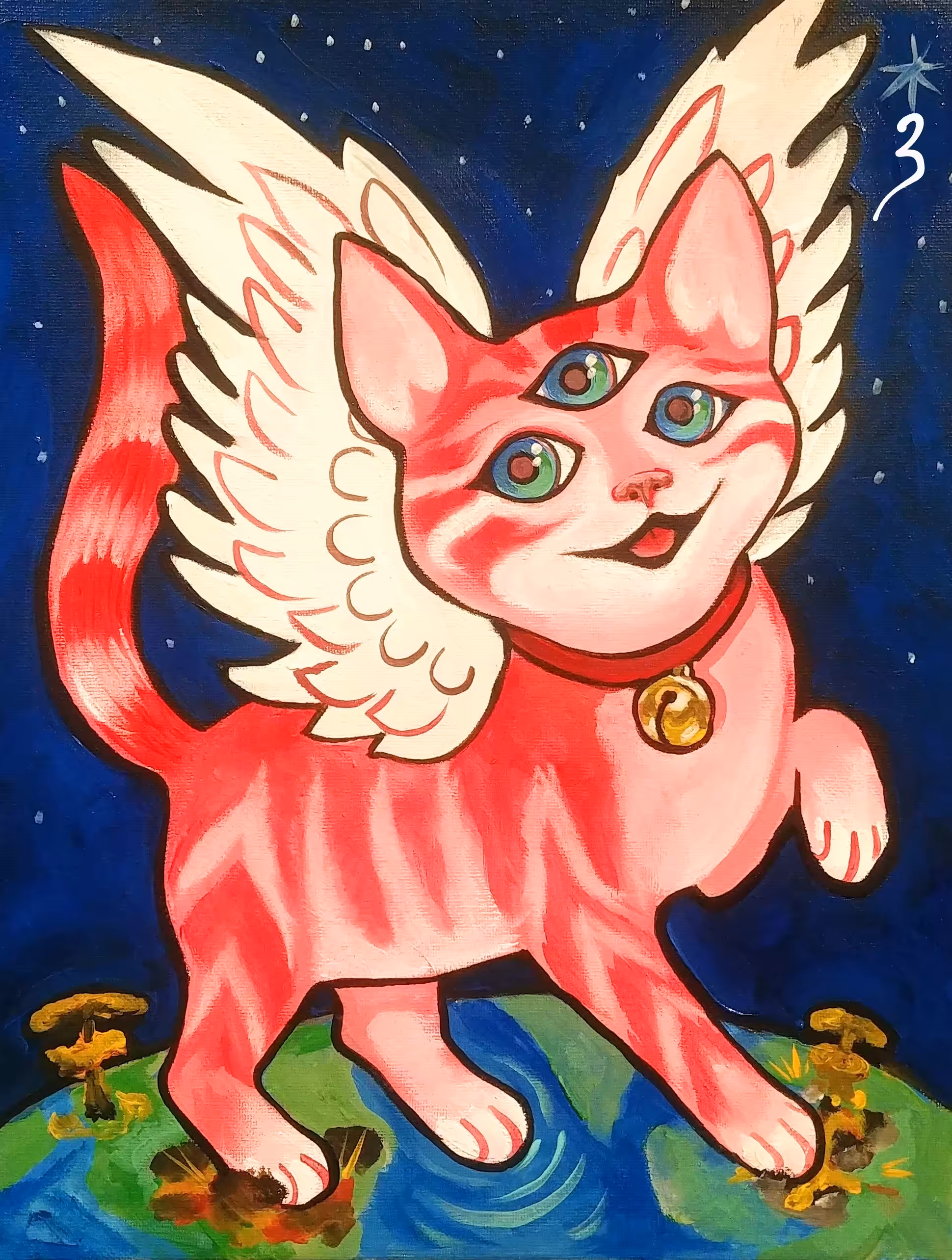 winged meow #3