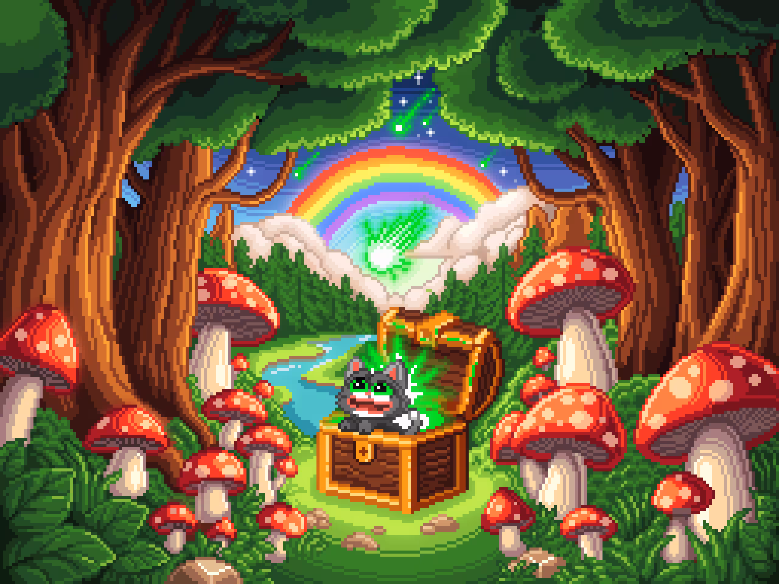 $Pepecat: The Green Treasure