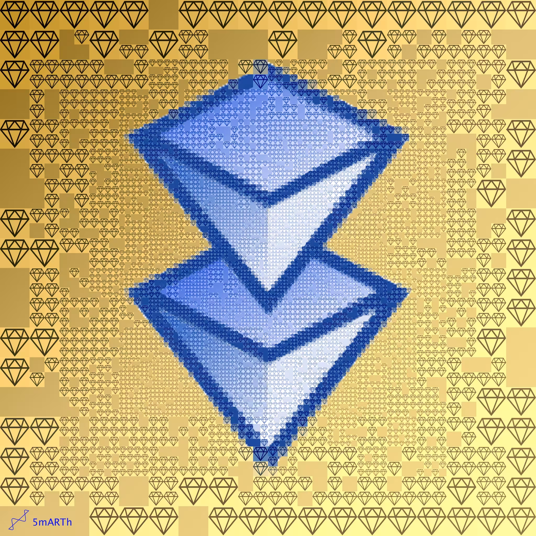 BitClout Diamonds Fractal 