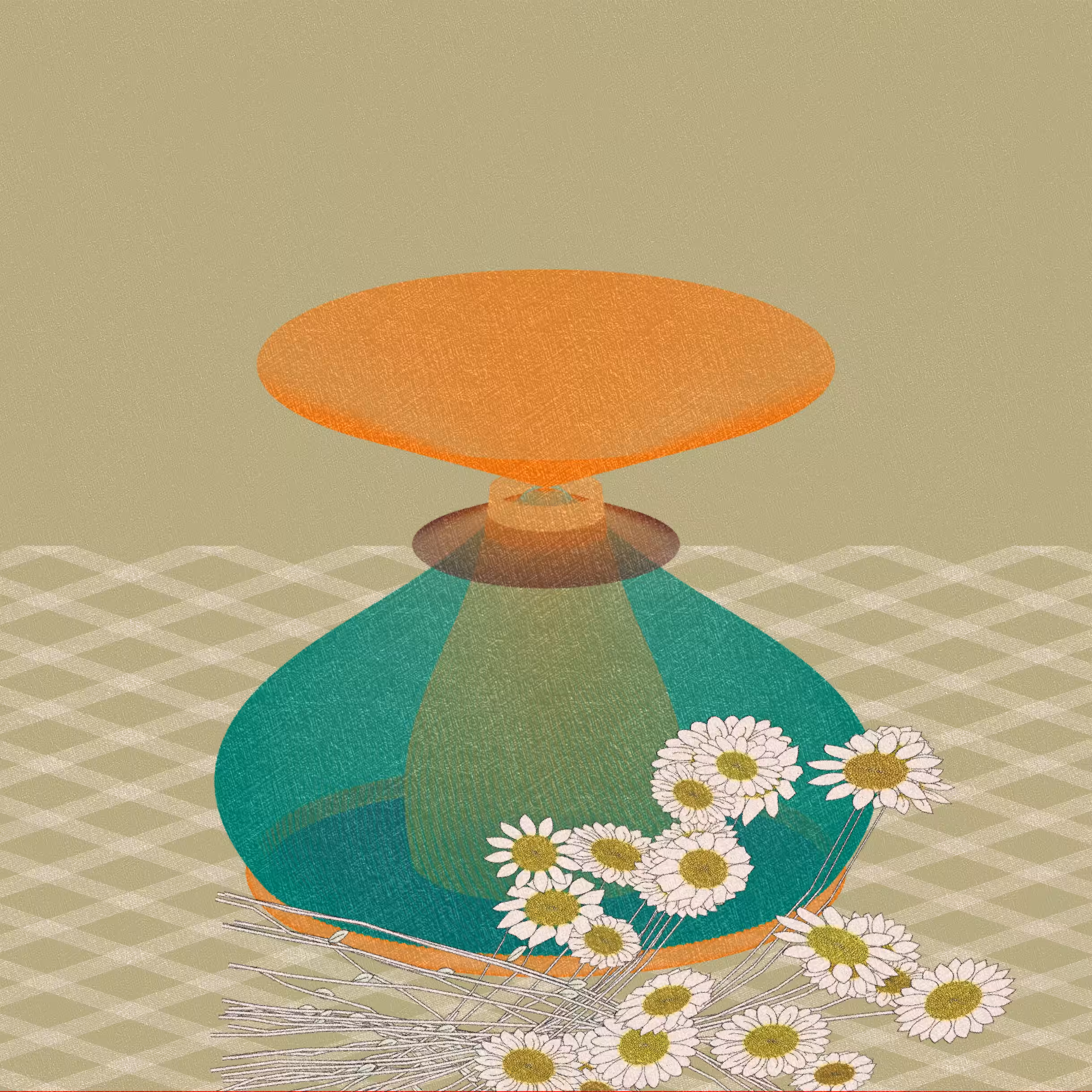 Vases and Daisies #21