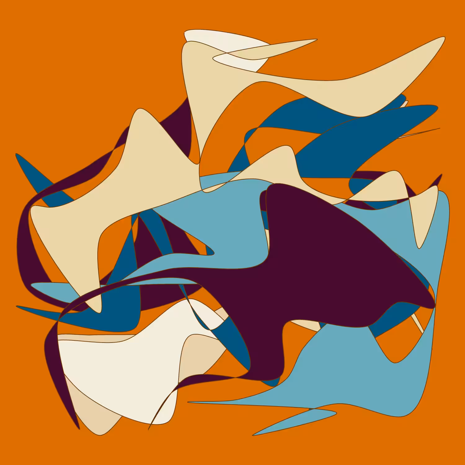 Geometric colorful shapes 2 (Free edition) #60