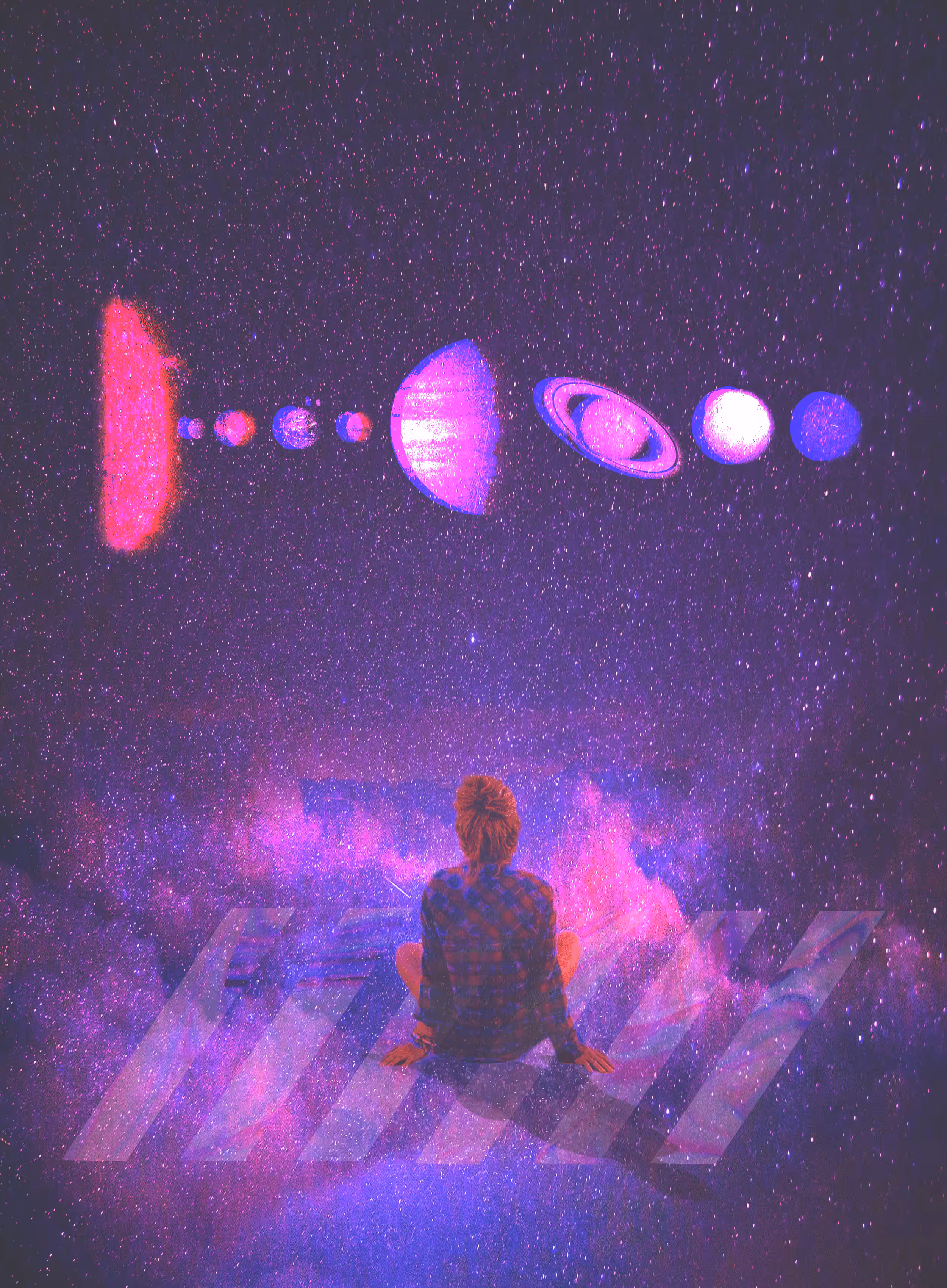 [Color Collage] #17 Silence
