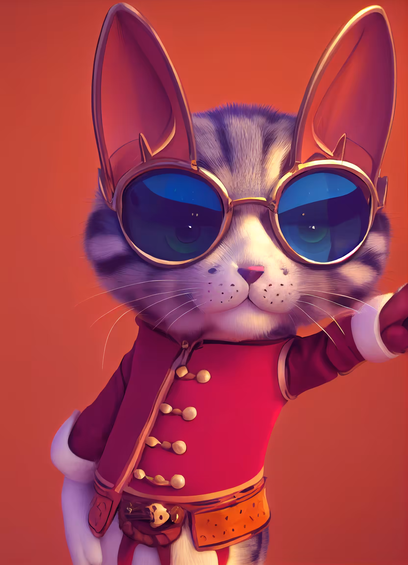 RAWRVERSE 4: Cool Musketeer Cat