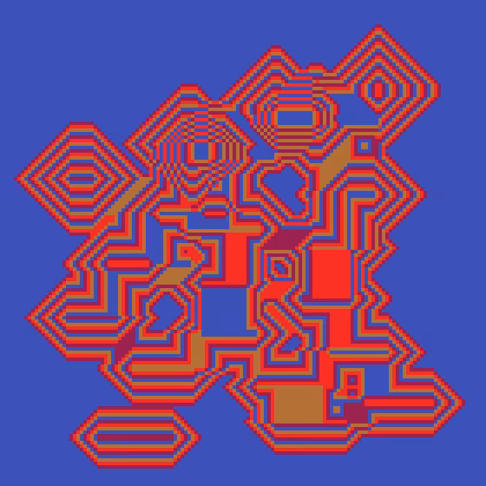 Superimposed Octagonal Pyramids #47