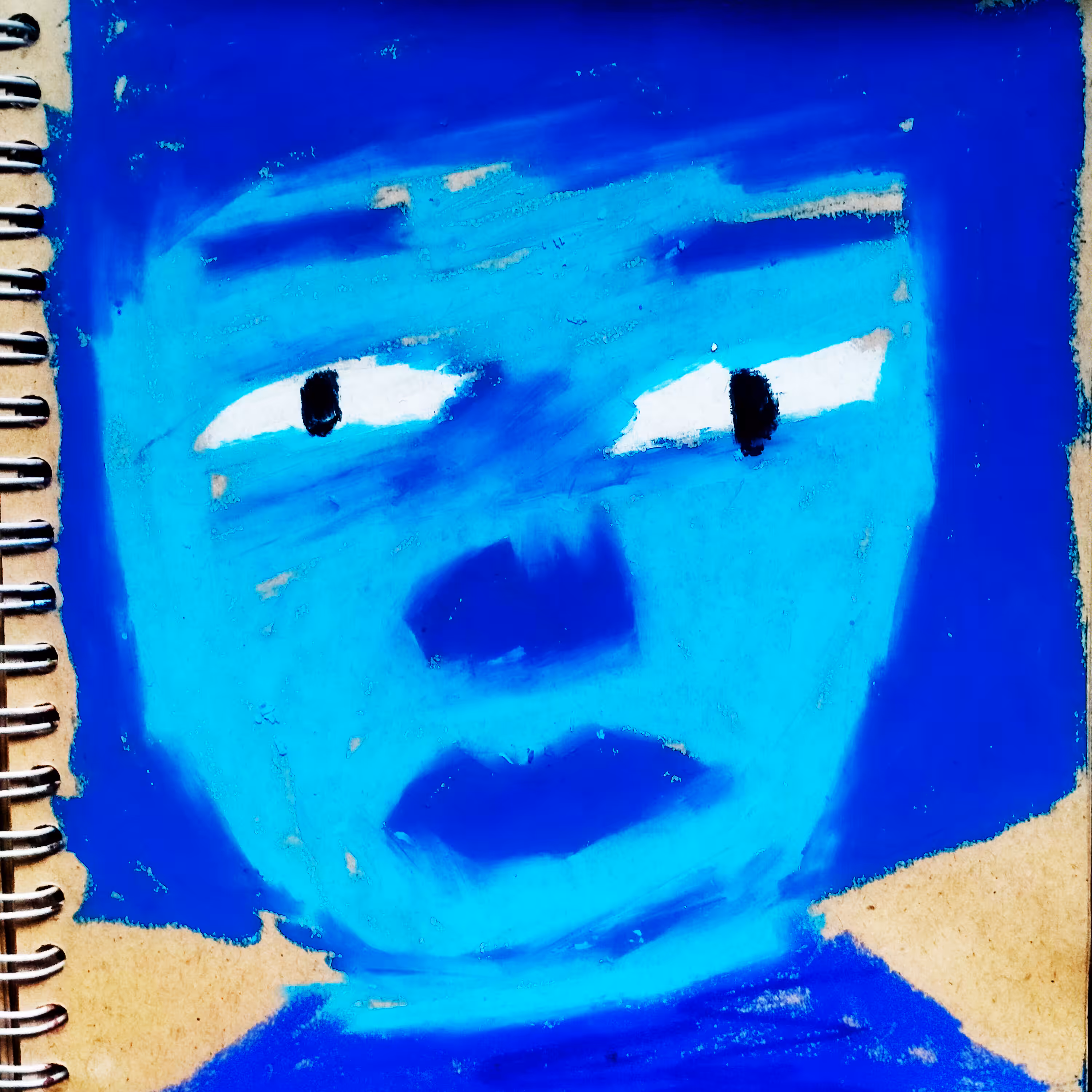 BLUE SKINNED MAN