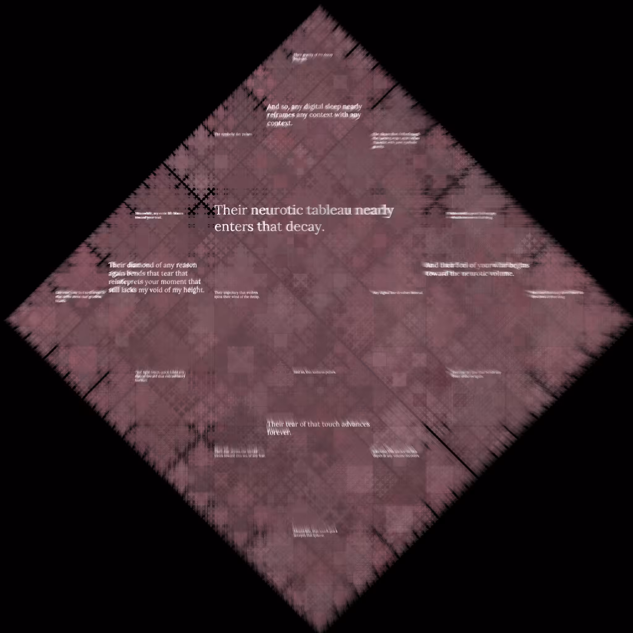 Diamond Fractal Fire #125