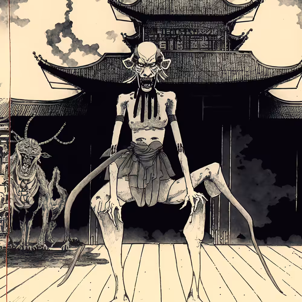 Spider God of the Ageless Shinto Temple