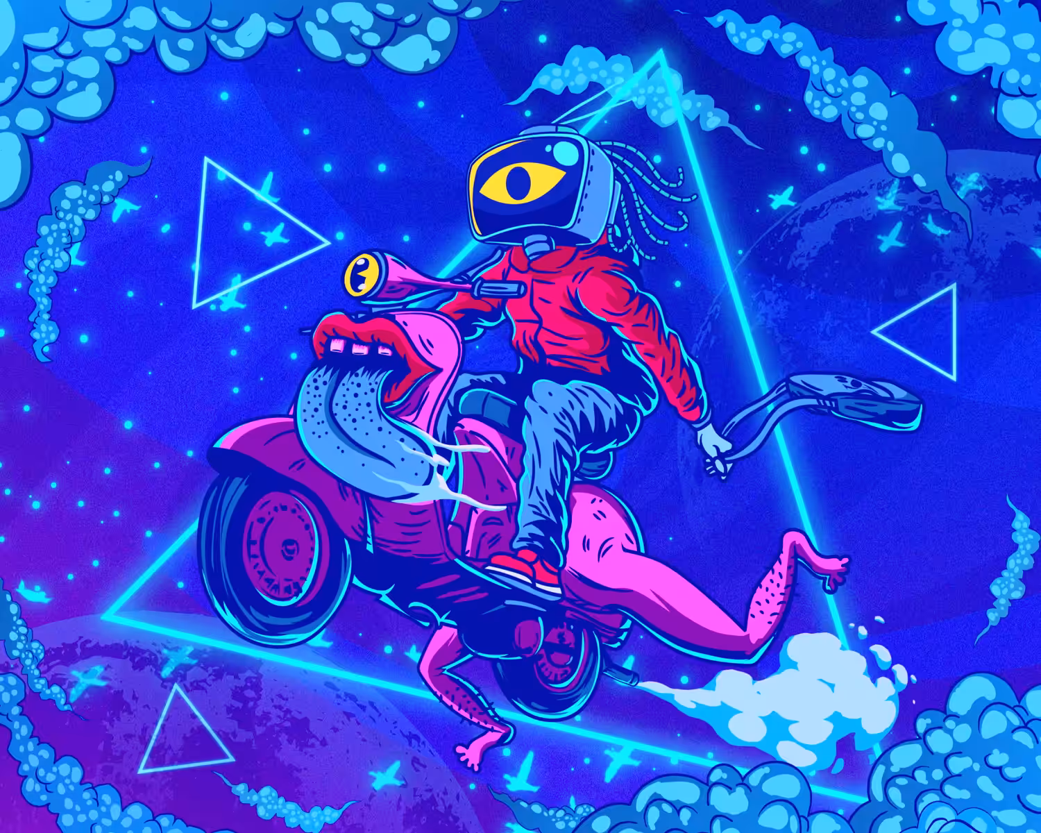 Fly with Monscooter