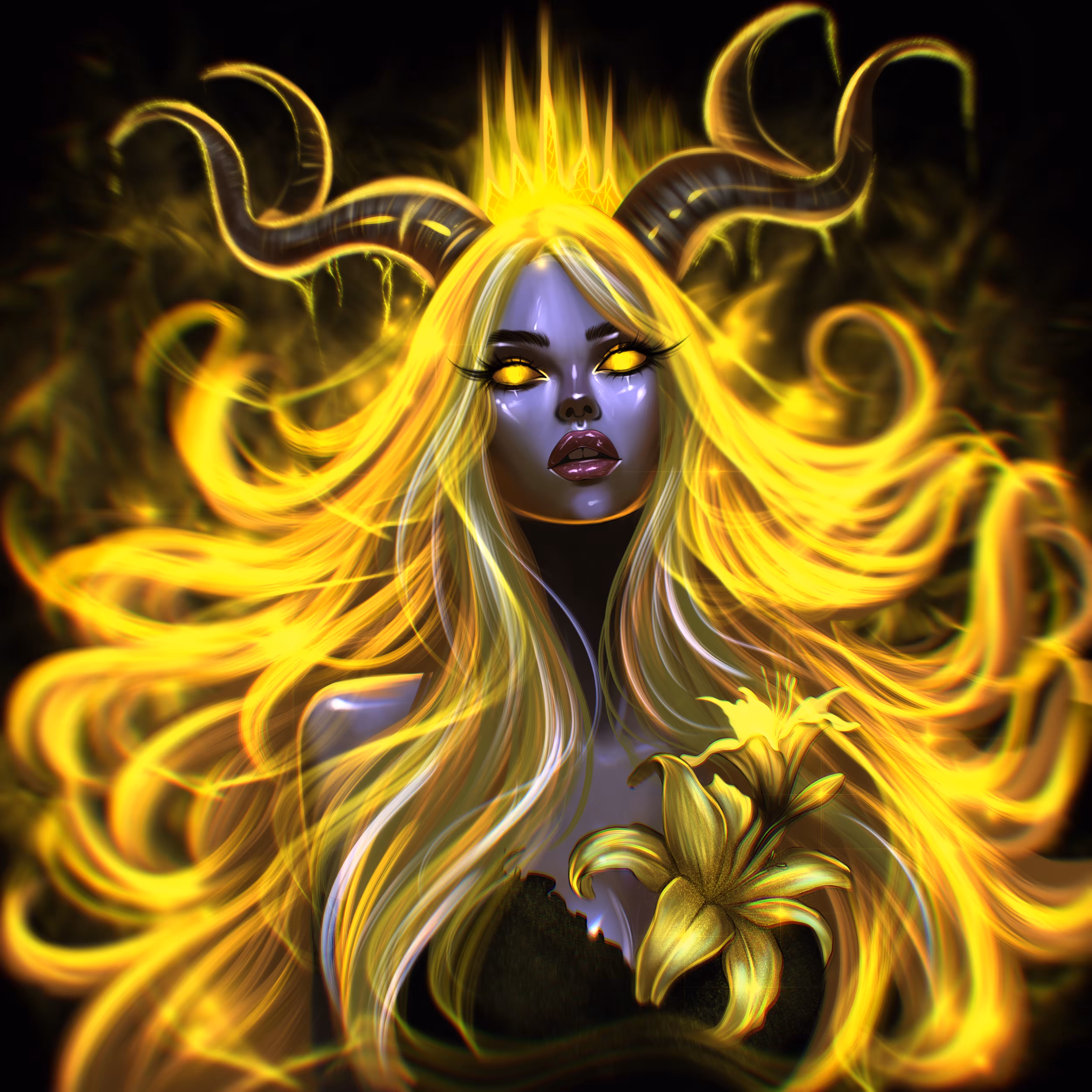 The illusion of flame 💛