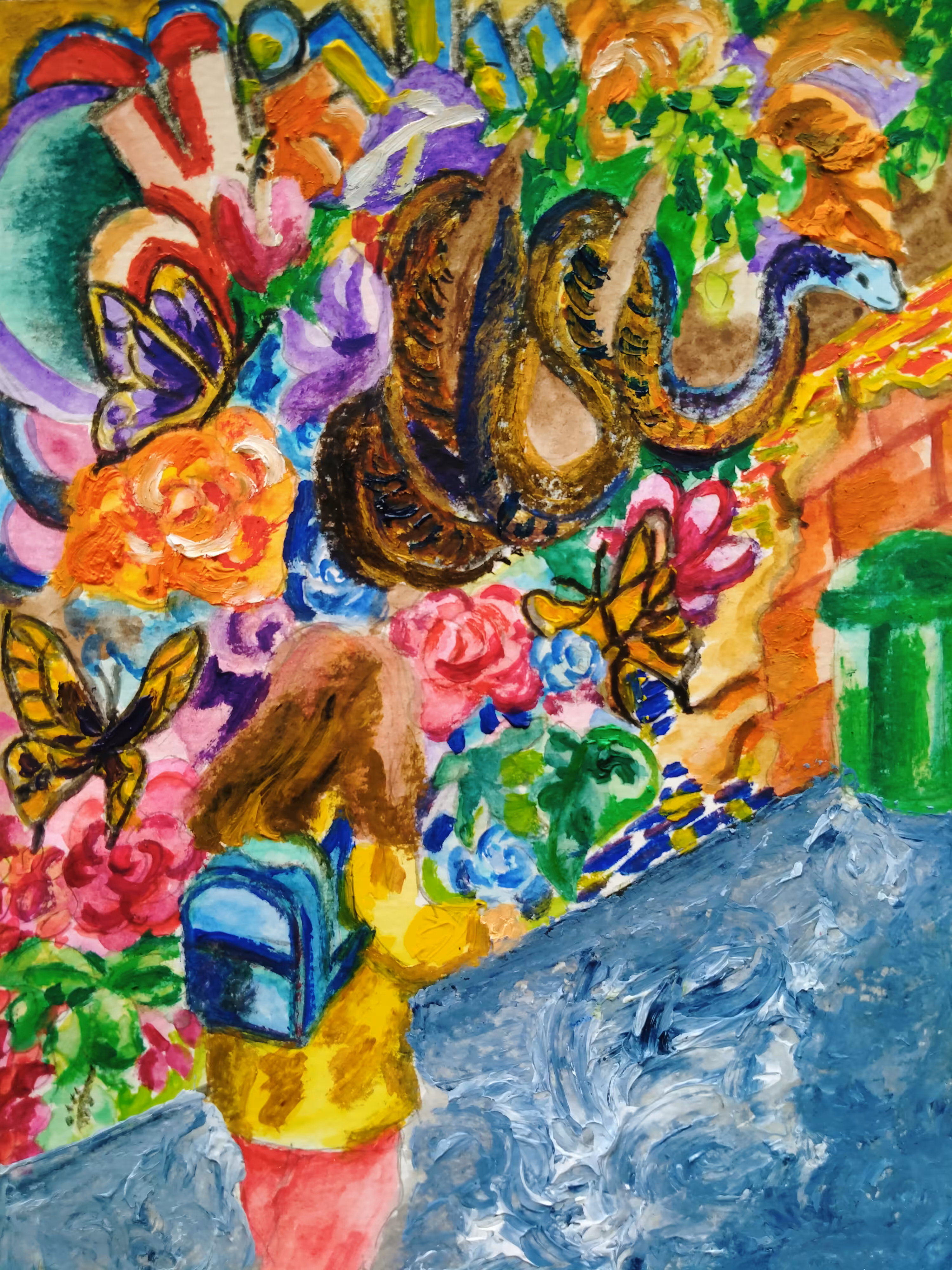 Walking Through The Murals