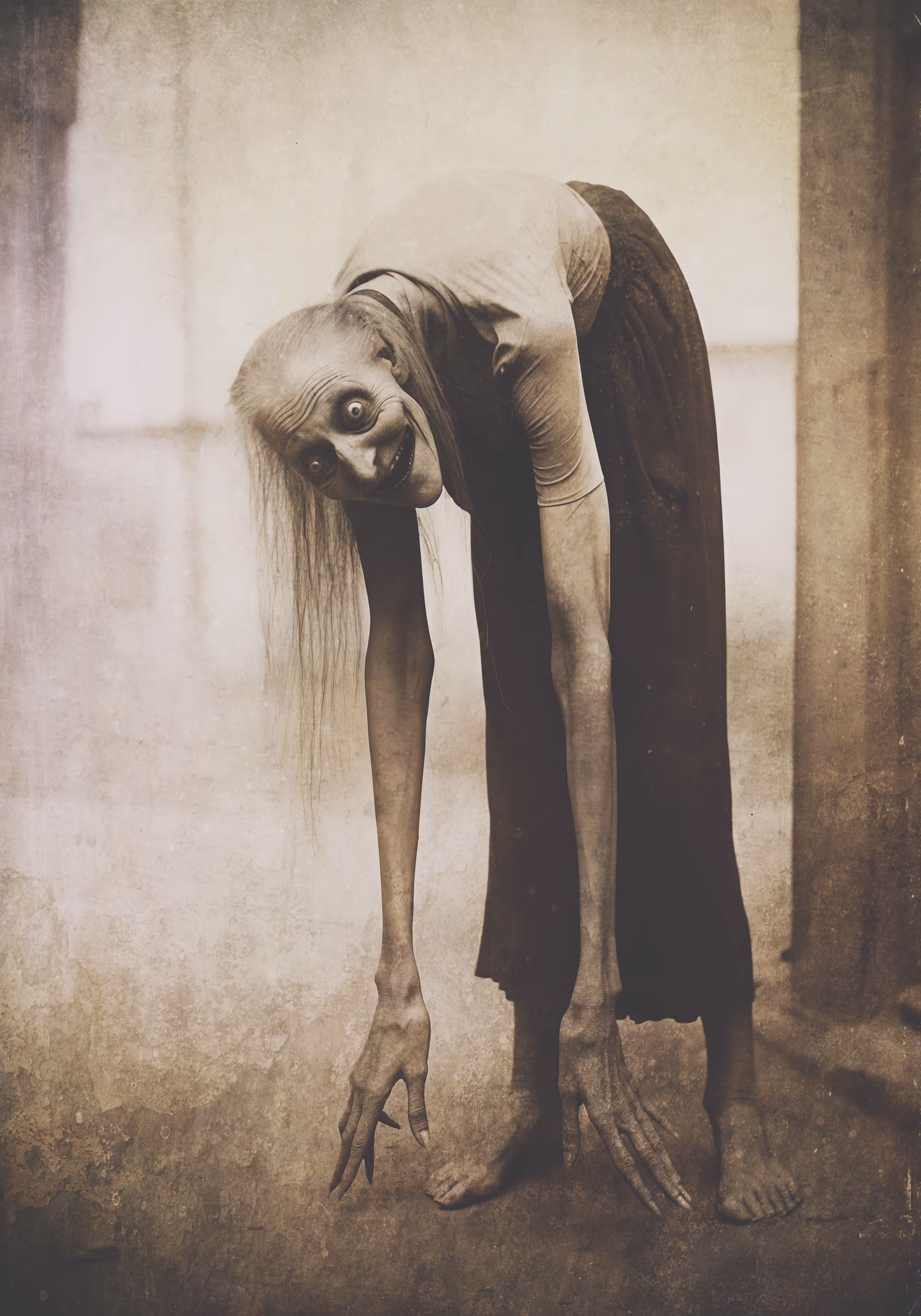 Dark and Curly: “The Bent Lady”