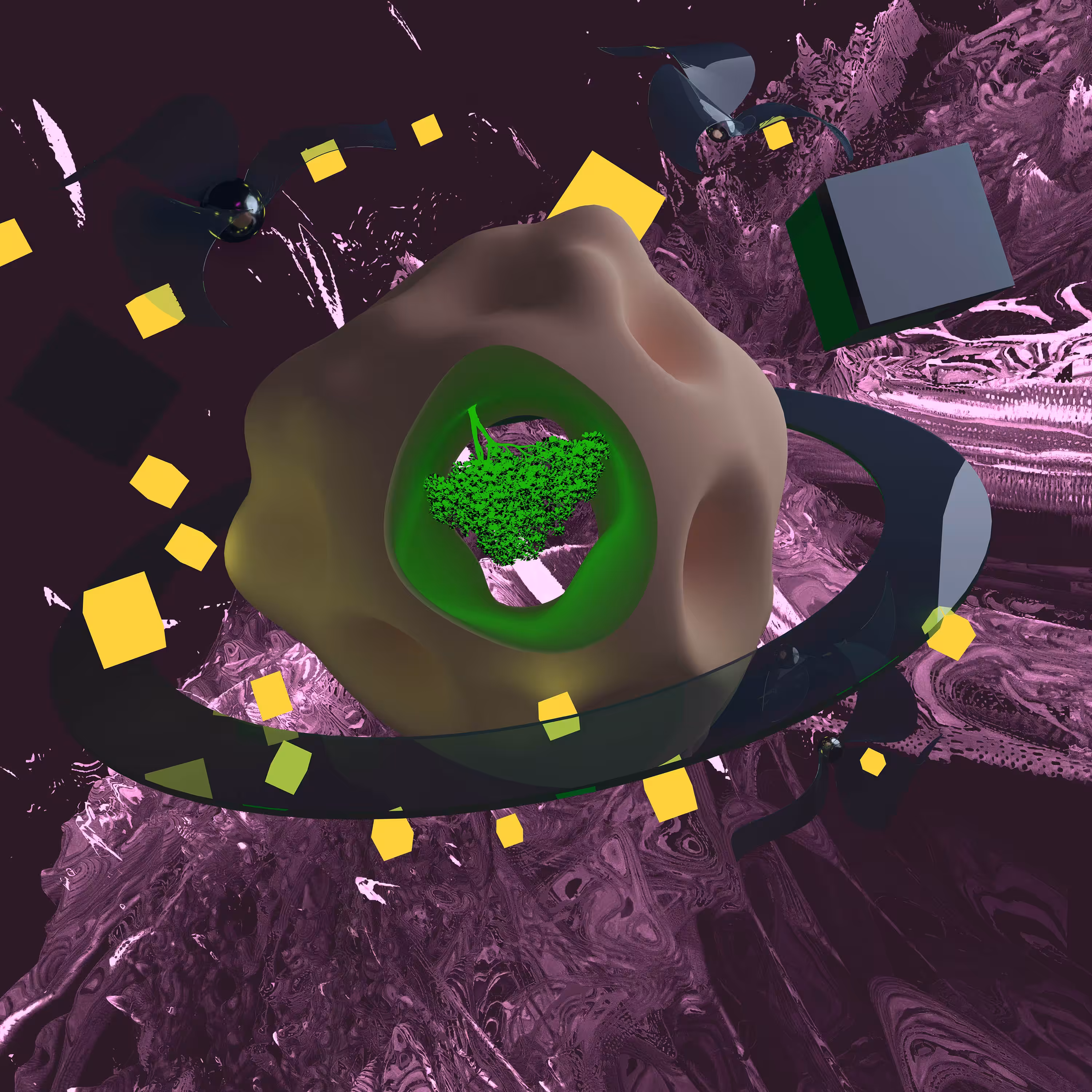 The Green Heart of the Void .