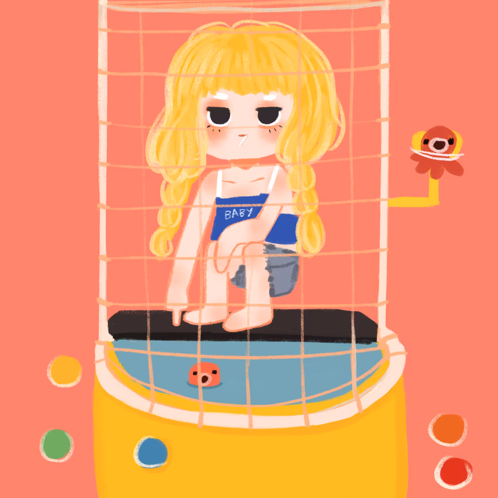 RURU dunk tank girl