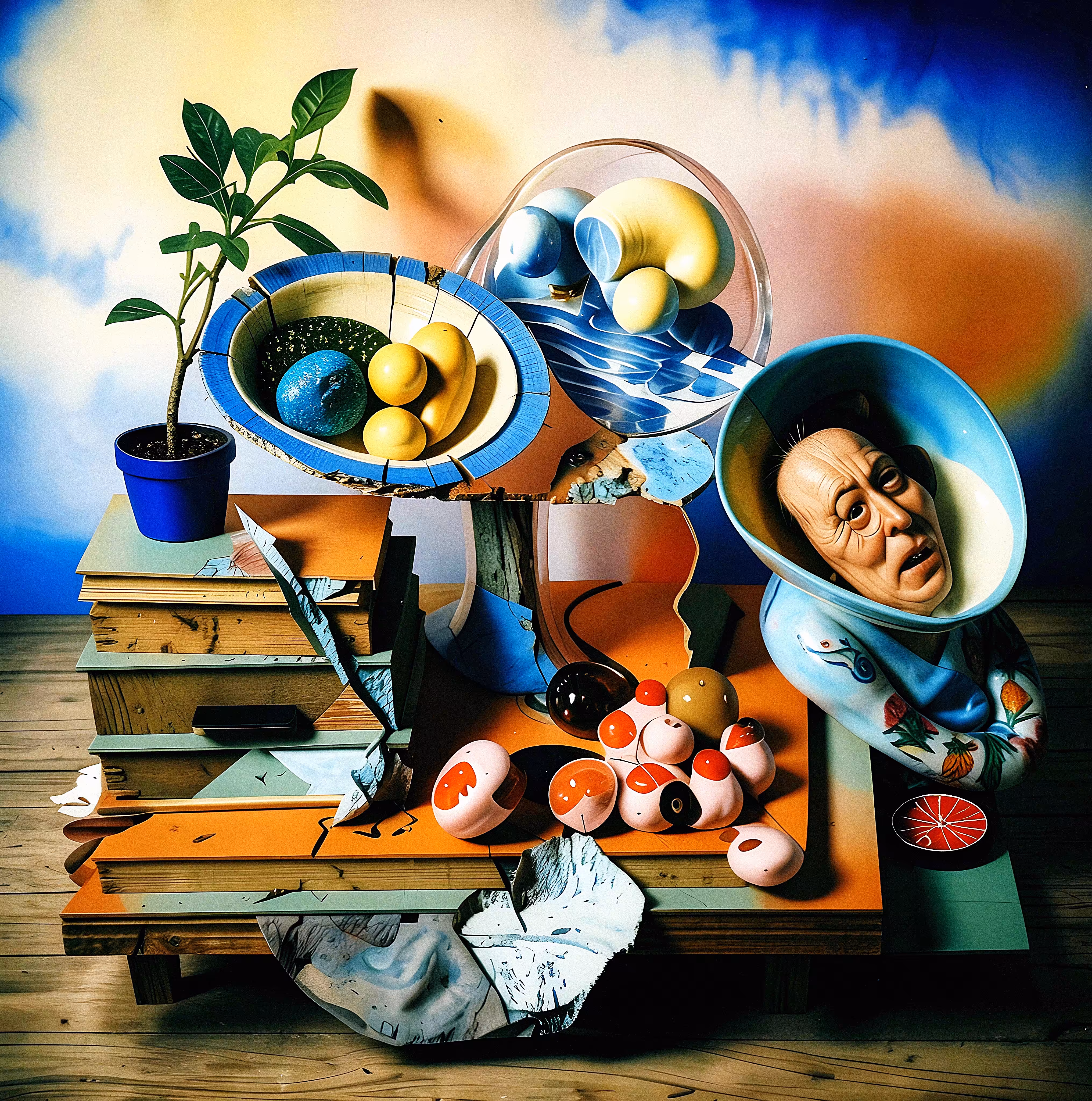 Still life with an Old Fart AI Charlatan I
