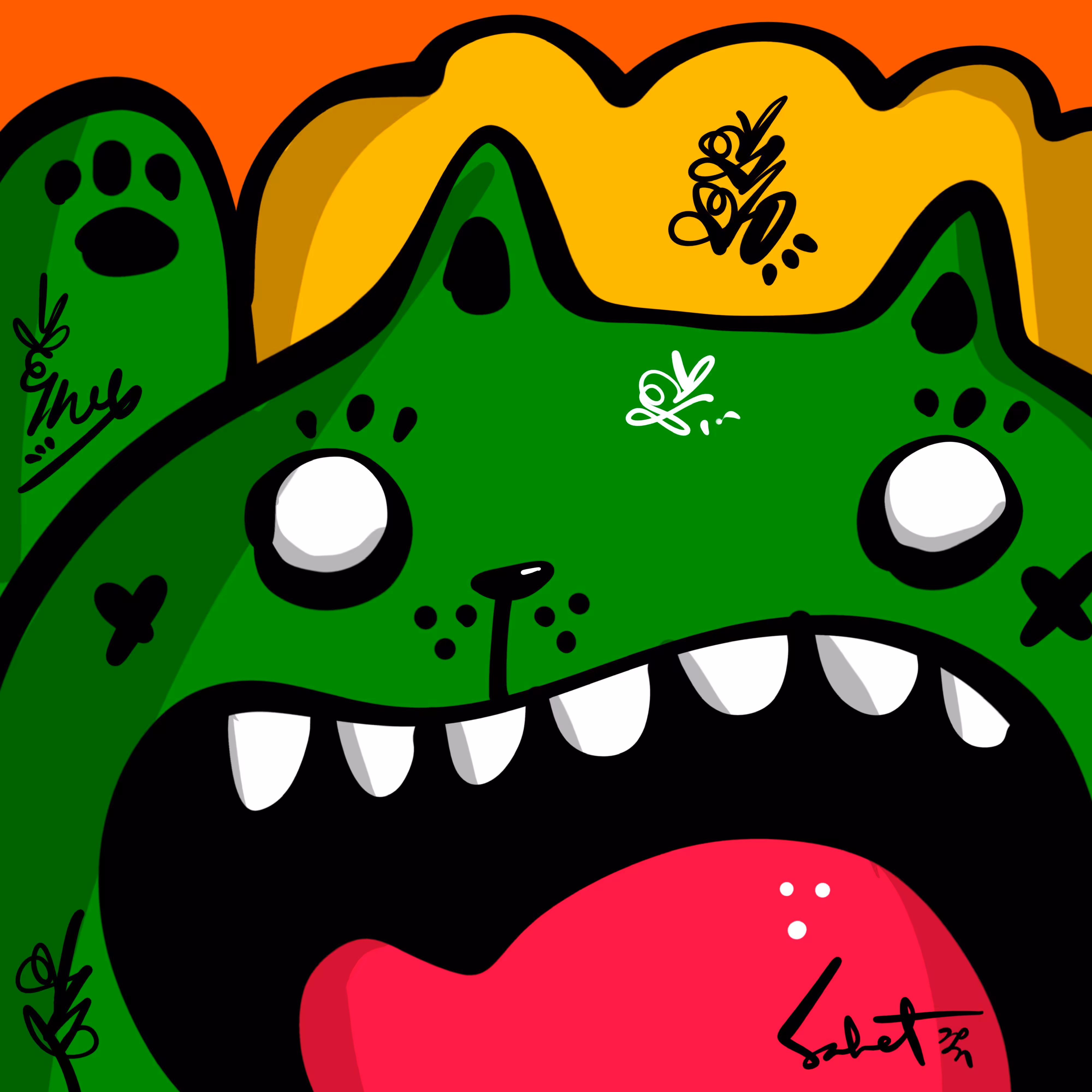 Ugly Kitties by Sabet #288