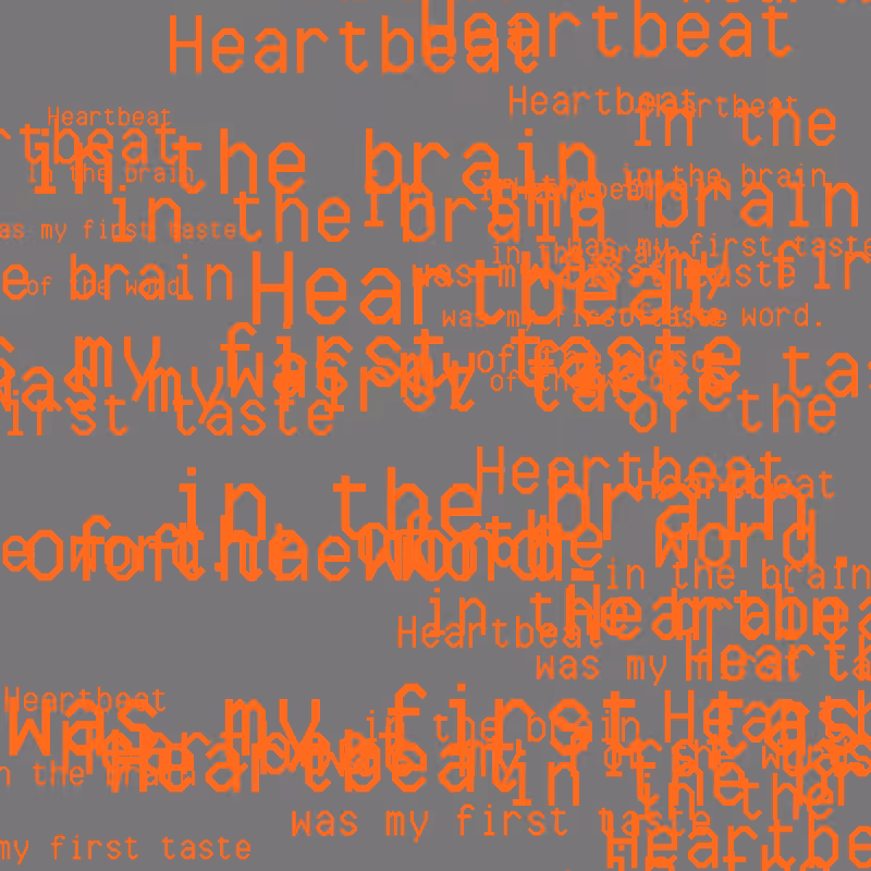 SOUND GROWS INTO SPACE #100