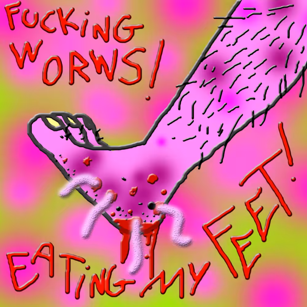 worms on my feet