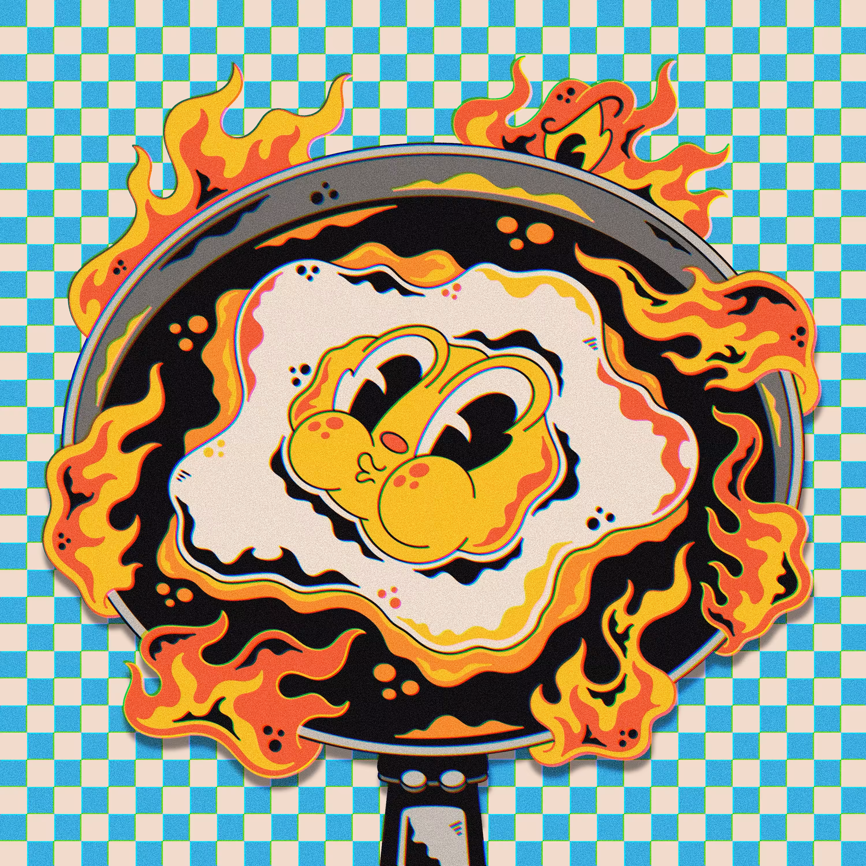 A Perfect Sunny-Side Up Egg!