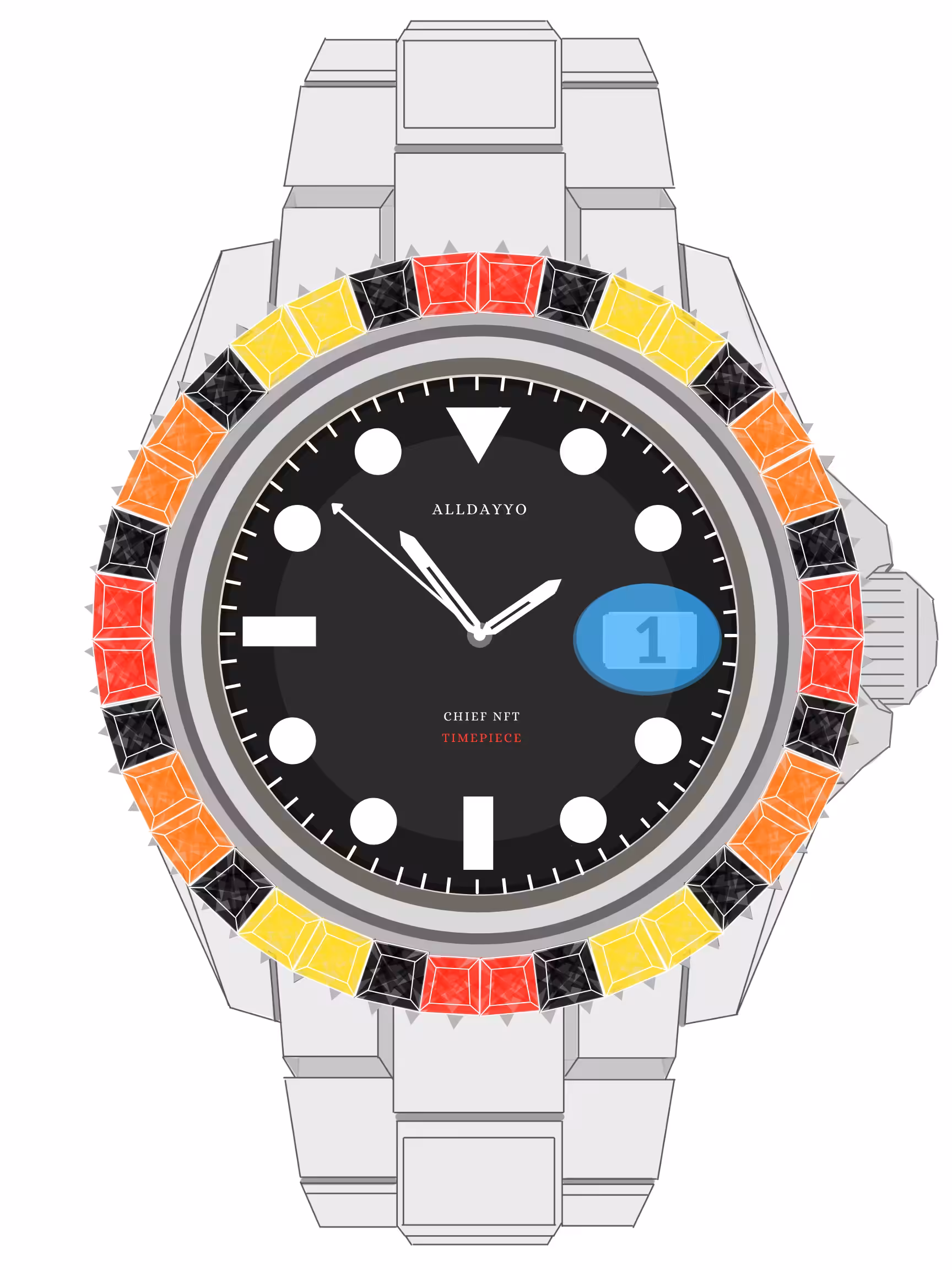 Alldayyo Chief Timepiece