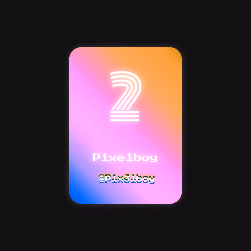 Collectible cards pack No.1 #283