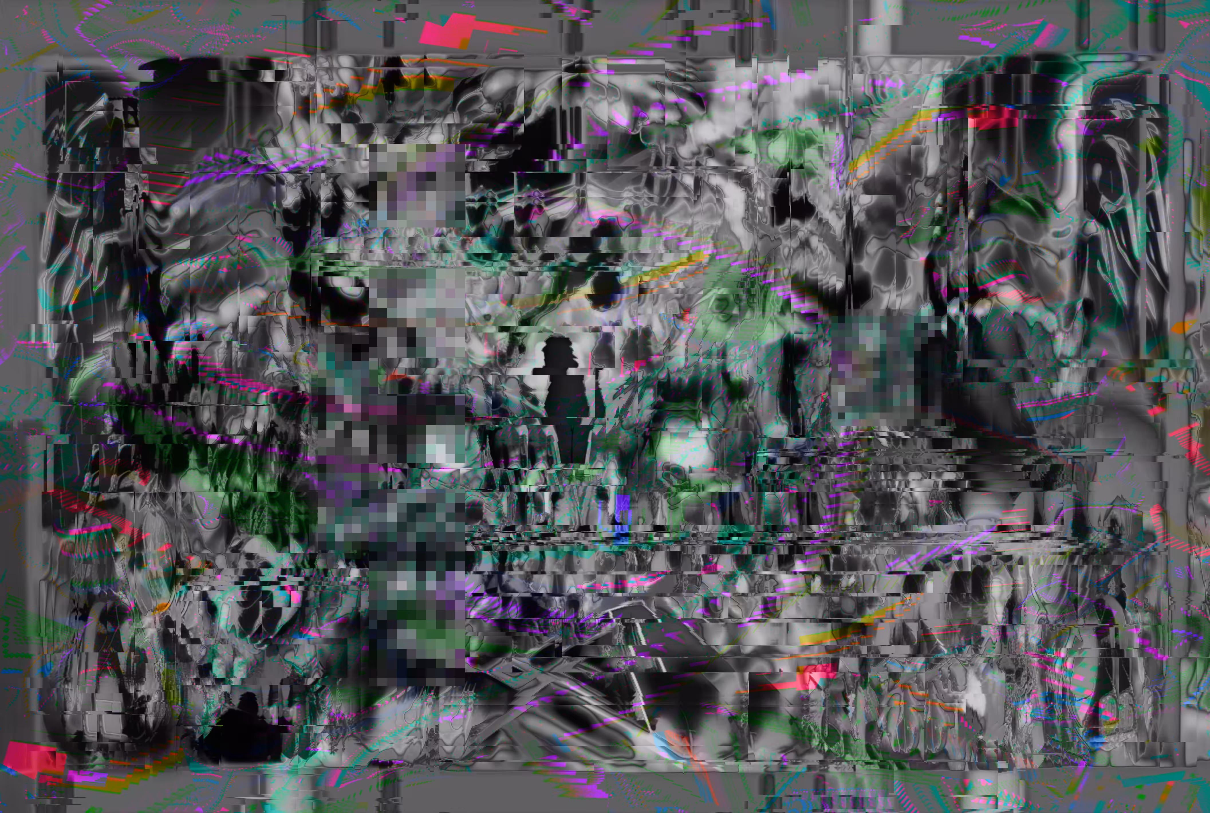 Glitched Traces: Where absence of light shines unique