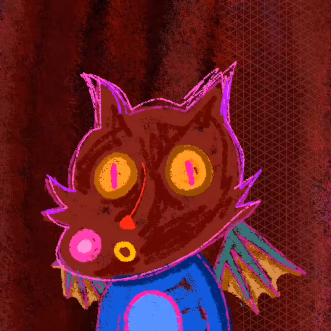 bored cat vampire