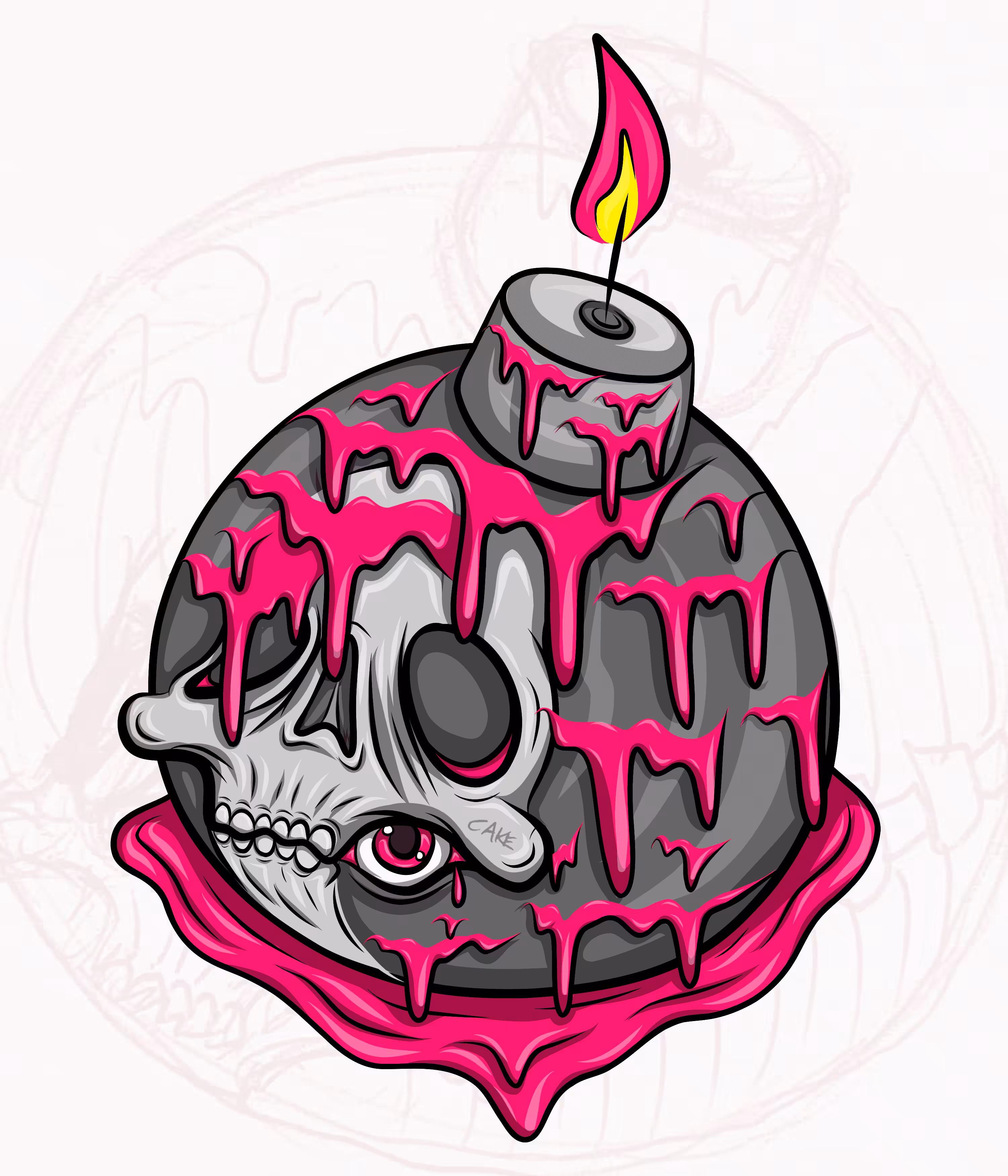 Caked Death Bomb