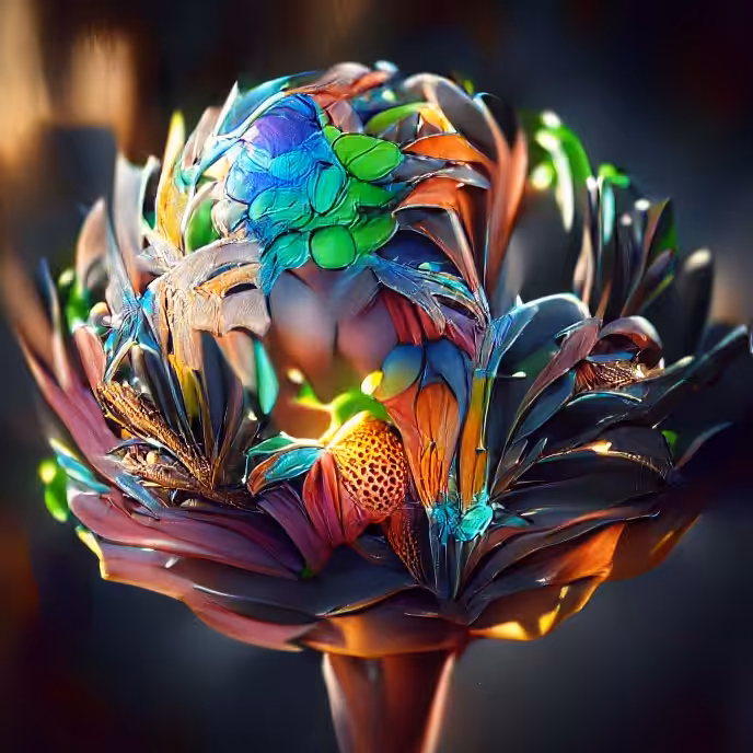Glowing Flowers