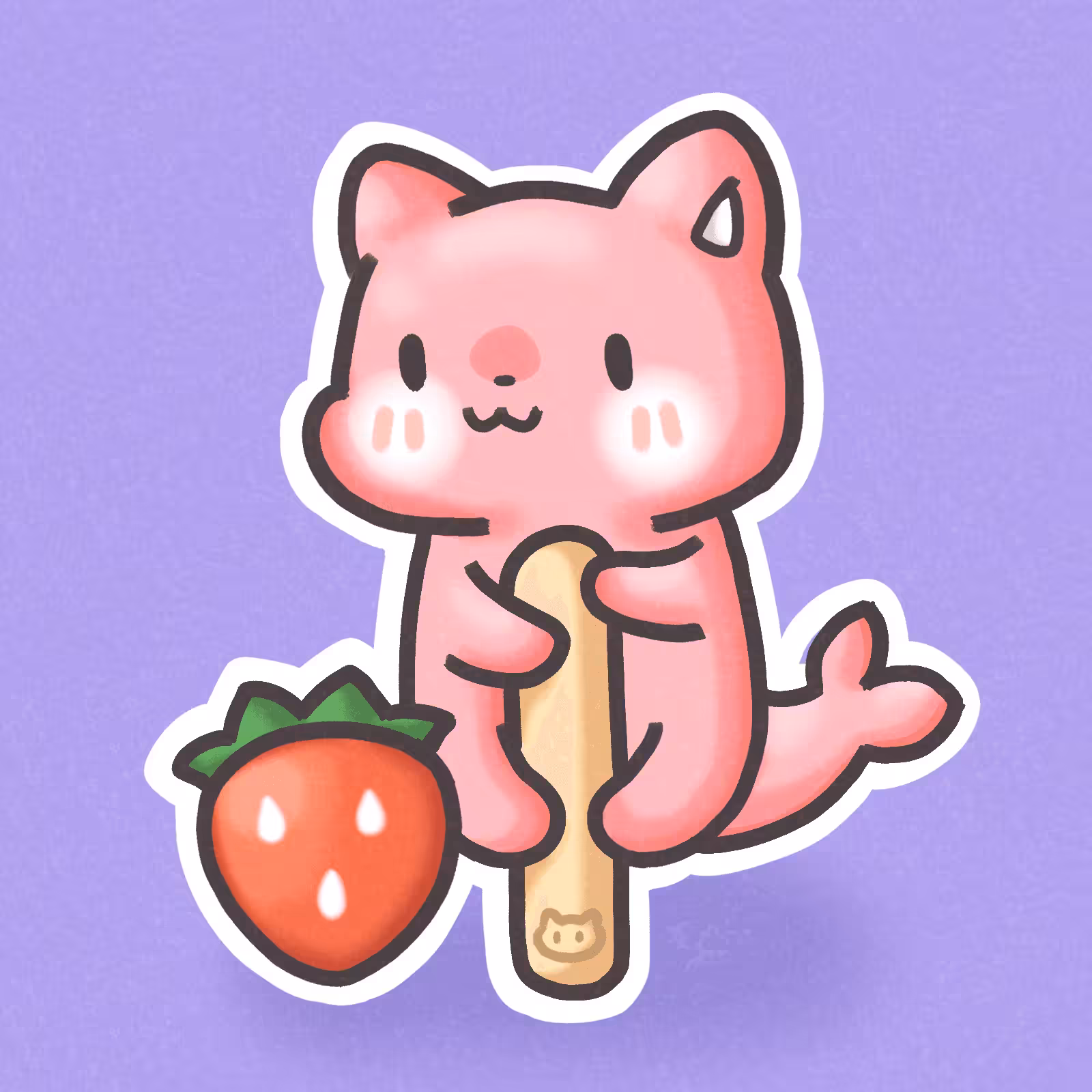 Jaboo milk strawberry popsicle #045