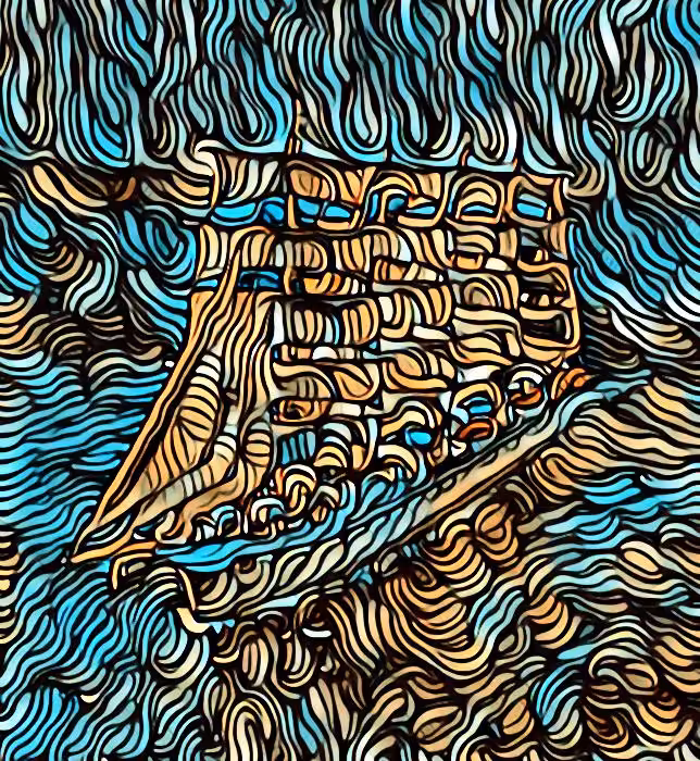 The King reaches Eagle Island