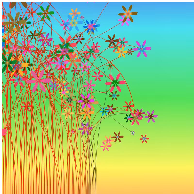 Reeds and Flowers #1